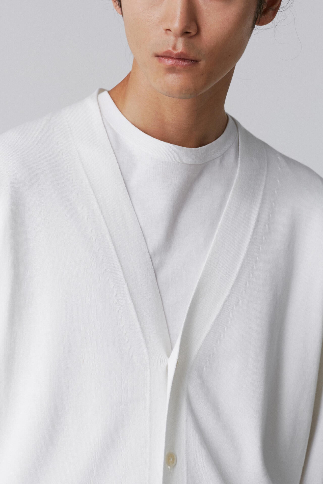 Ｙ /  ORGANIC COTTON KNIT CARDIGAN
