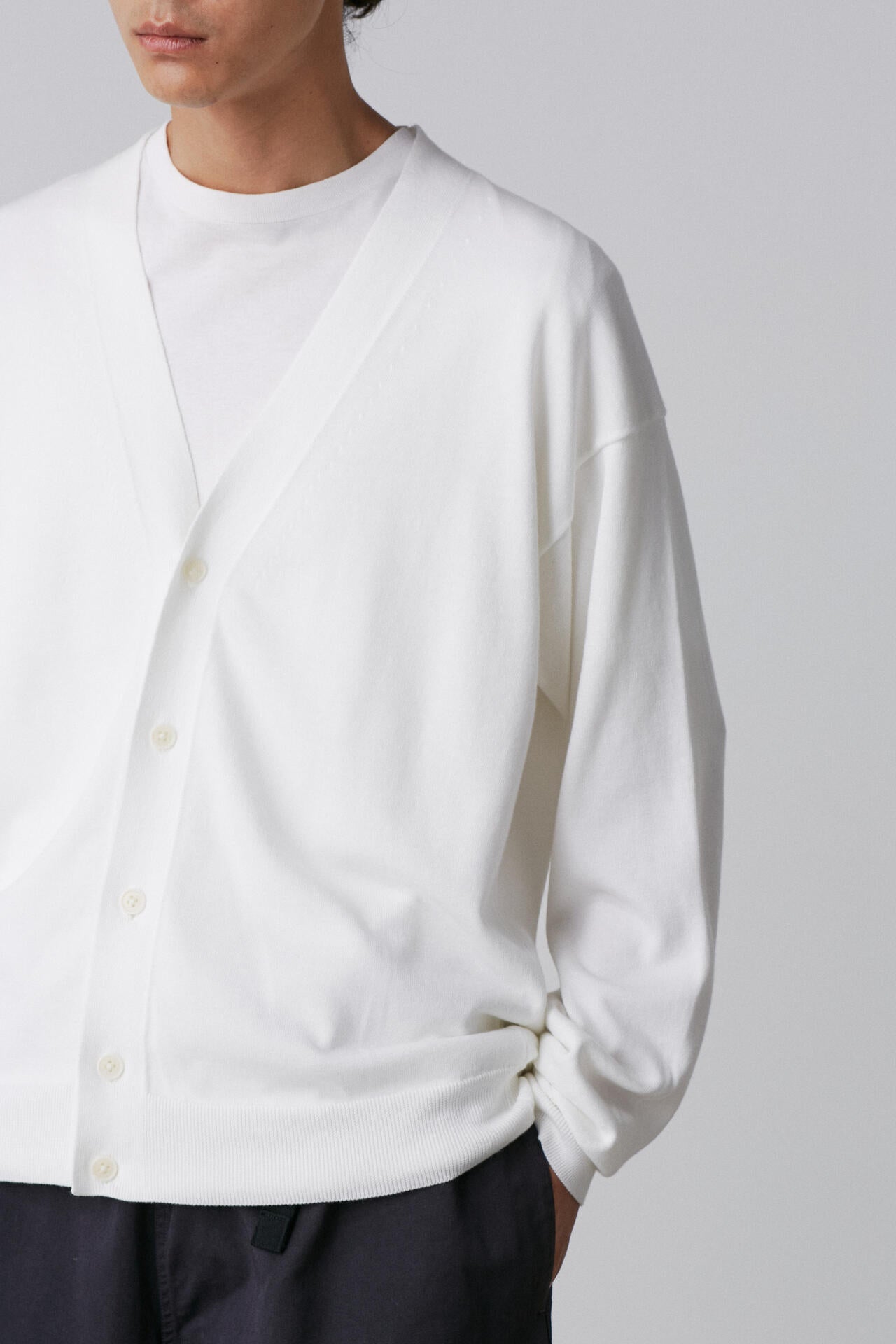 Ｙ /  ORGANIC COTTON KNIT CARDIGAN
