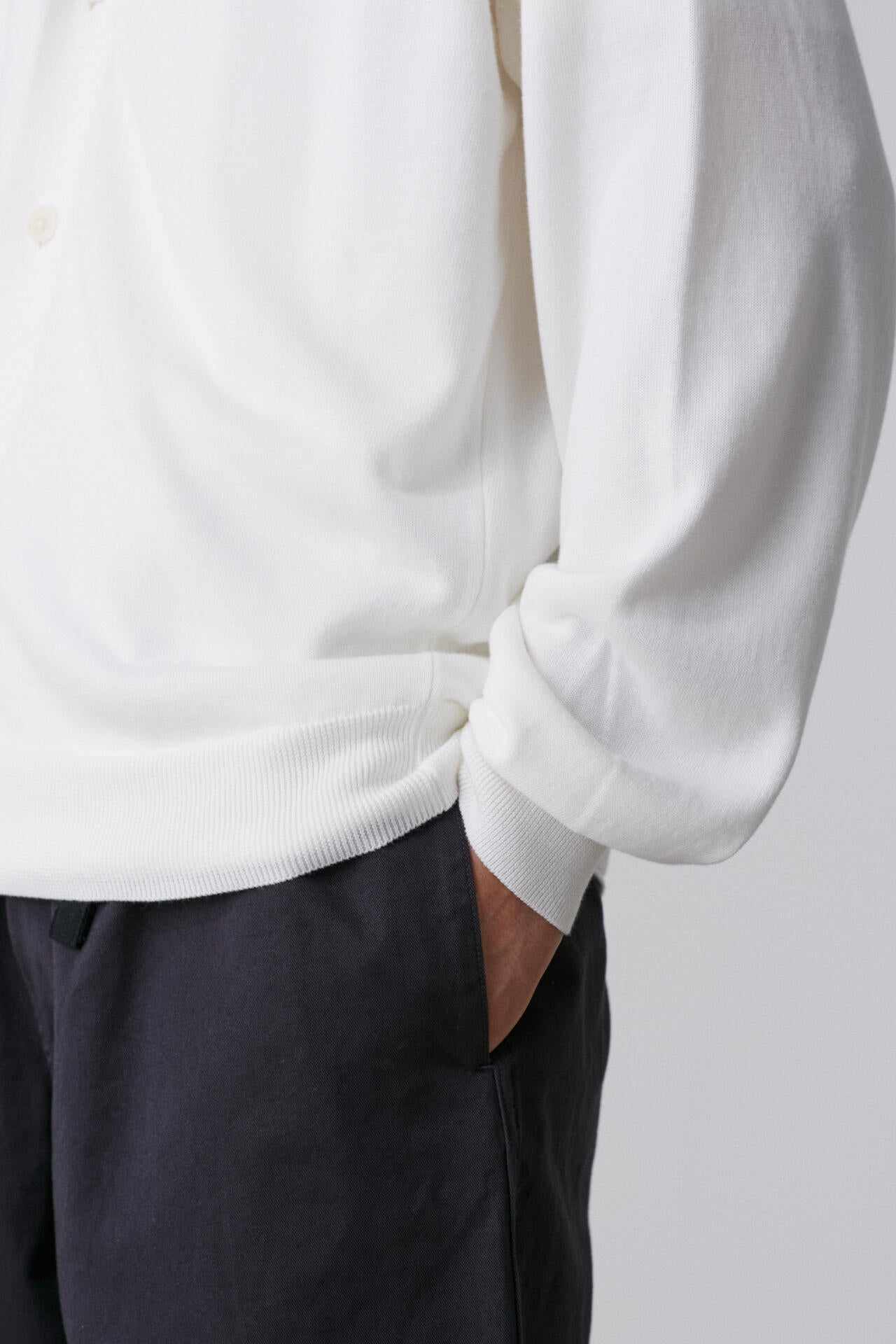 Ｙ /  ORGANIC COTTON KNIT CARDIGAN