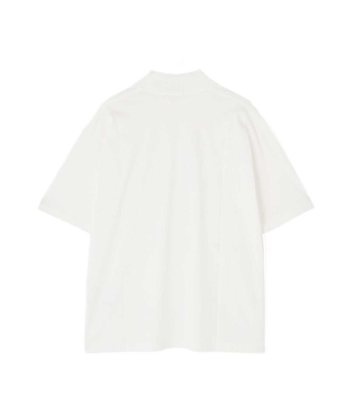 Ｙ / ORGANIC COTTON JERSEY MOCK NECK SHORT SLEEVE T-SHIRT