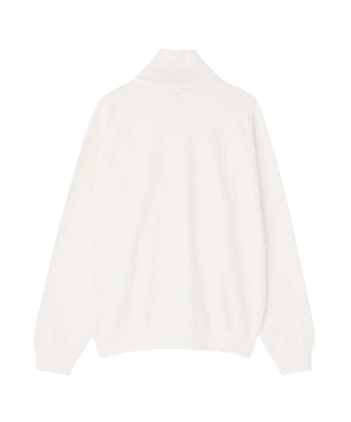 Ｙ / ORGANIC COTTON BLEND HEAVY WEIGHT FLEECE HALF ZIP