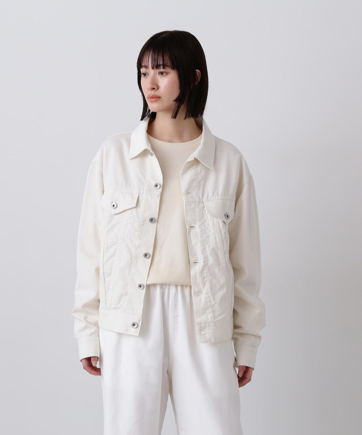 Ｙ / ORGANIC COTTON TENCEL CHINO JACKET