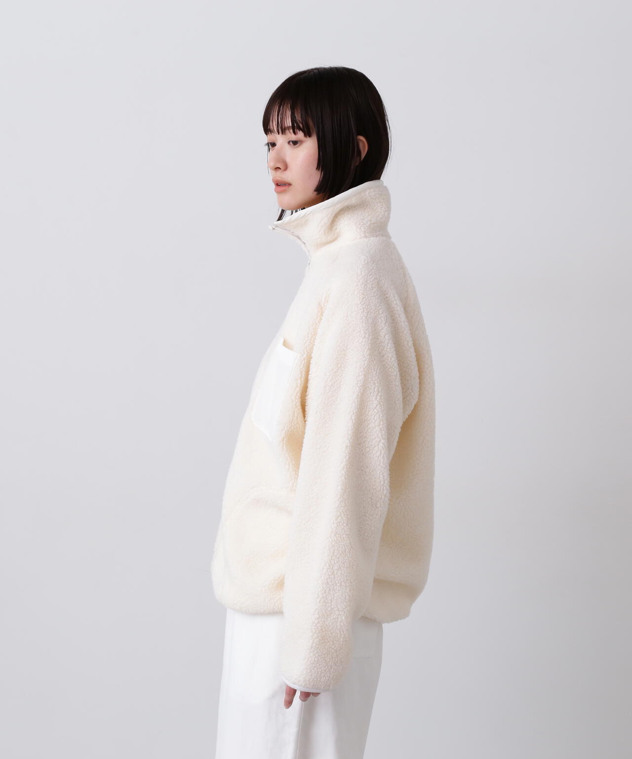 Ｙ / RECYCLE POLYESTER BOA BLOUSON