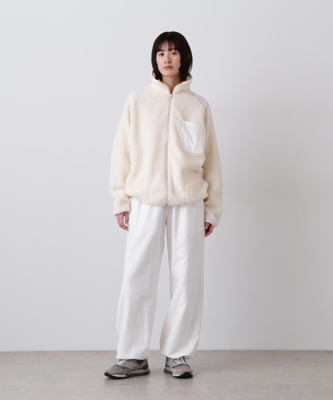 Ｙ / RECYCLE POLYESTER BOA BLOUSON