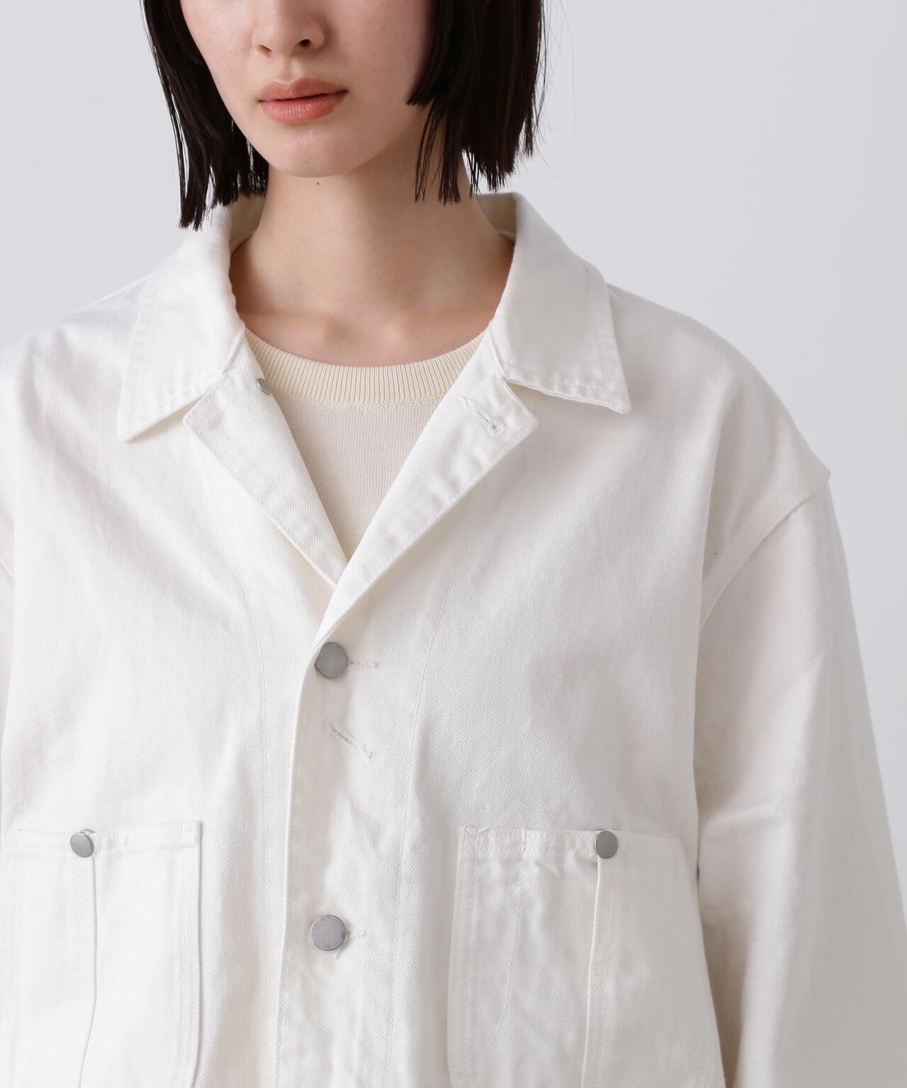 Ｙ / 13oz ORGANIC COTTON DENIM COVERALL JACKET