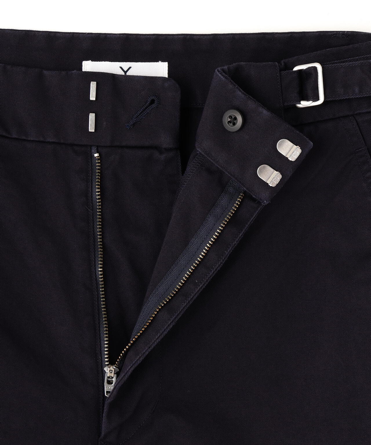 Ｙ / ORGANIC COTTON CHINO ADJUSTER TROUSERS