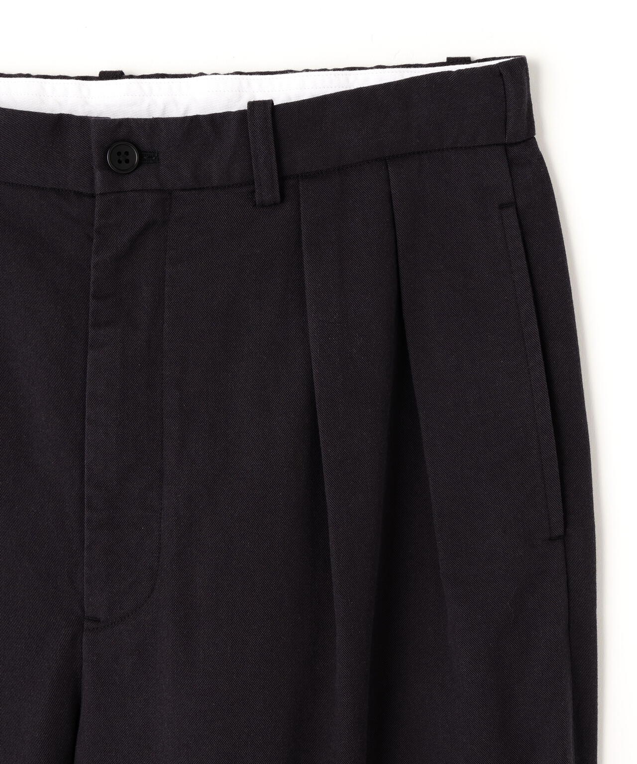 Ｙ / ORGANIC COTTON TENCEL CHINO TROUSERS