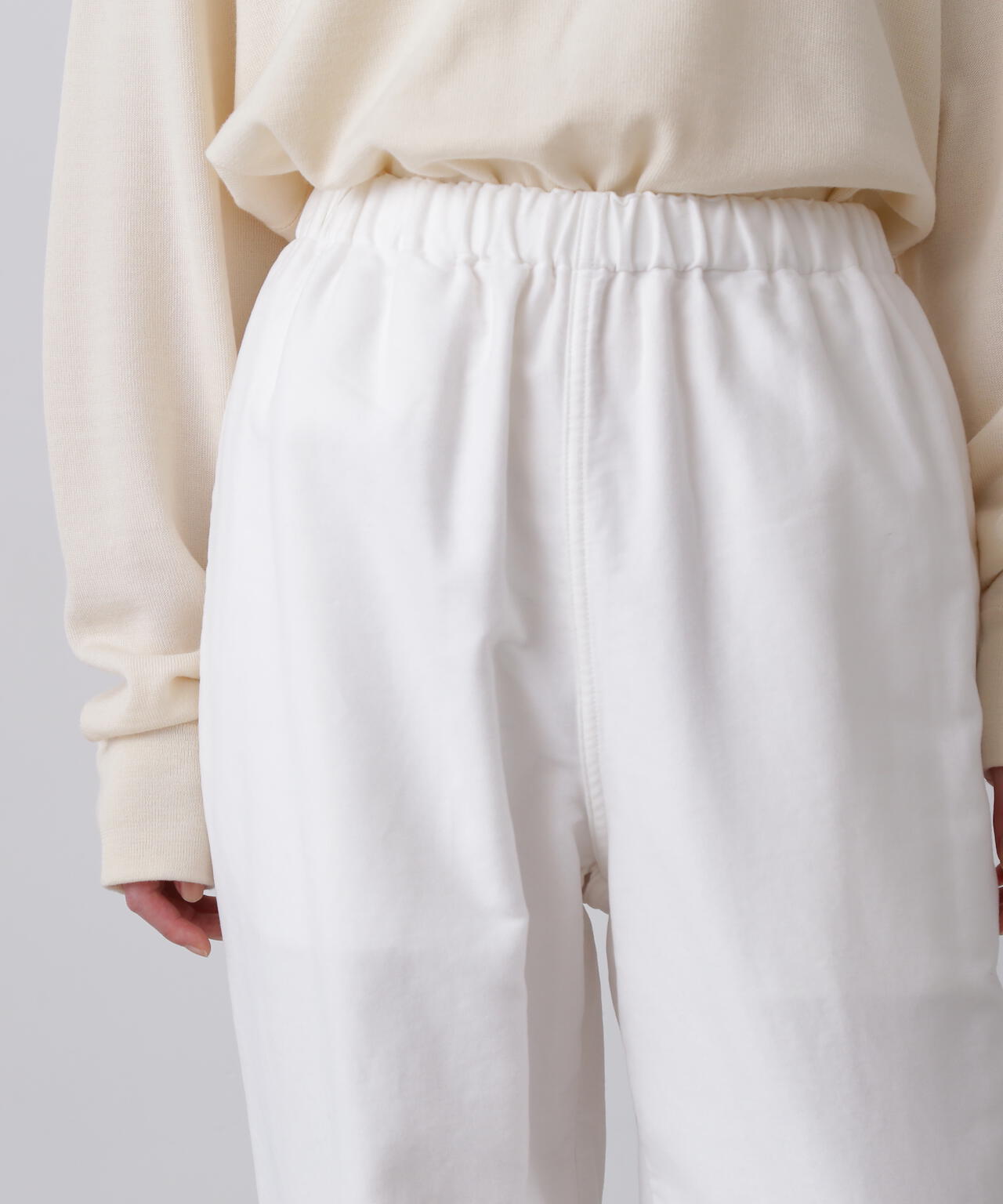Ｙ / ORGANIC COTTON SOFT MOLESKIN TAPERED EASY TROUSERS