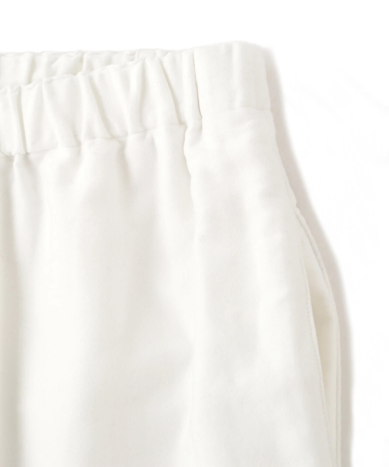 Ｙ / ORGANIC COTTON SOFT MOLESKIN TAPERED EASY TROUSERS