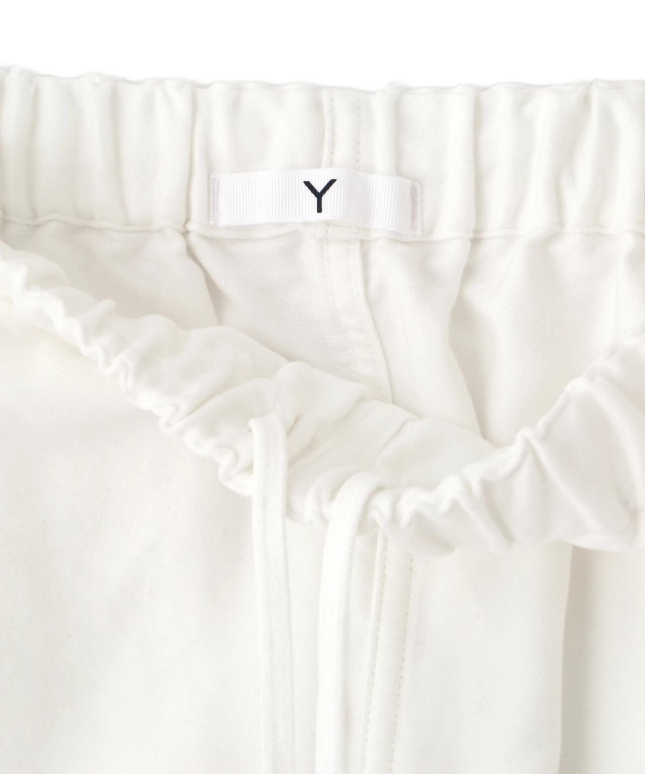 Ｙ / ORGANIC COTTON SOFT MOLESKIN TAPERED EASY TROUSERS