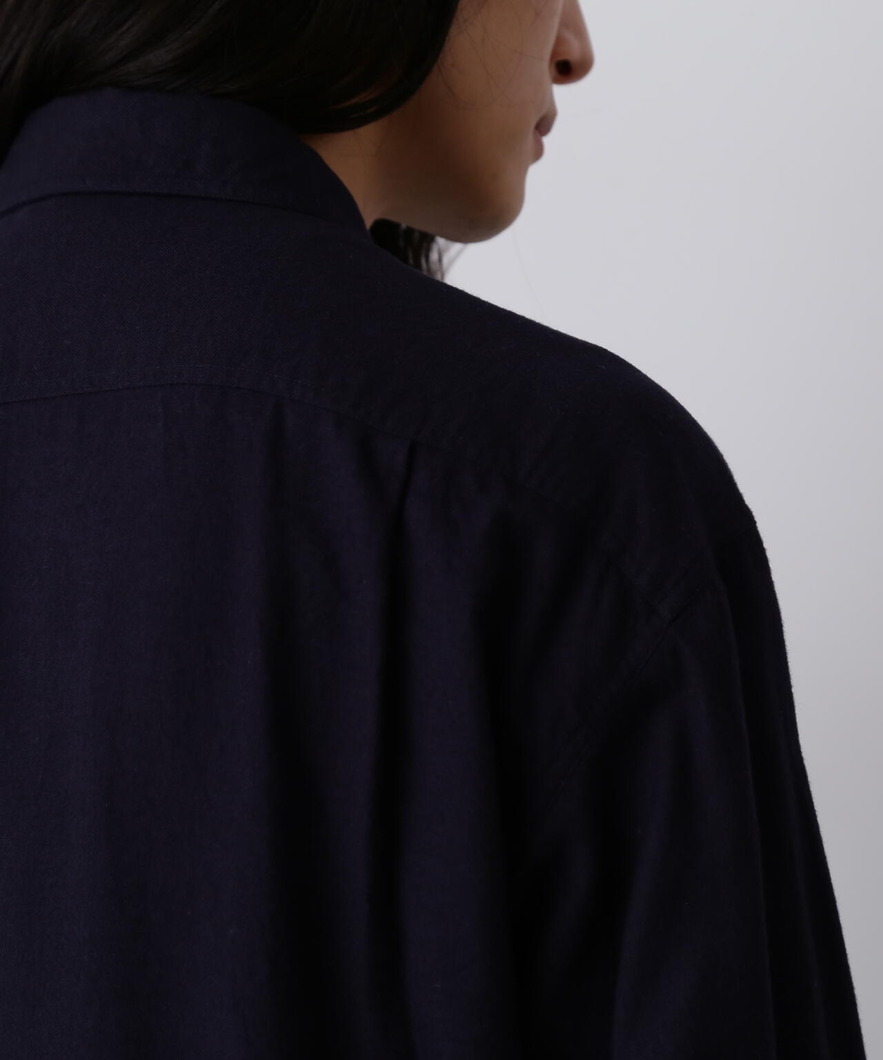 Ｙ /  BRUSHED ORGANIC COTTON TENCEL SNAP SHIRT