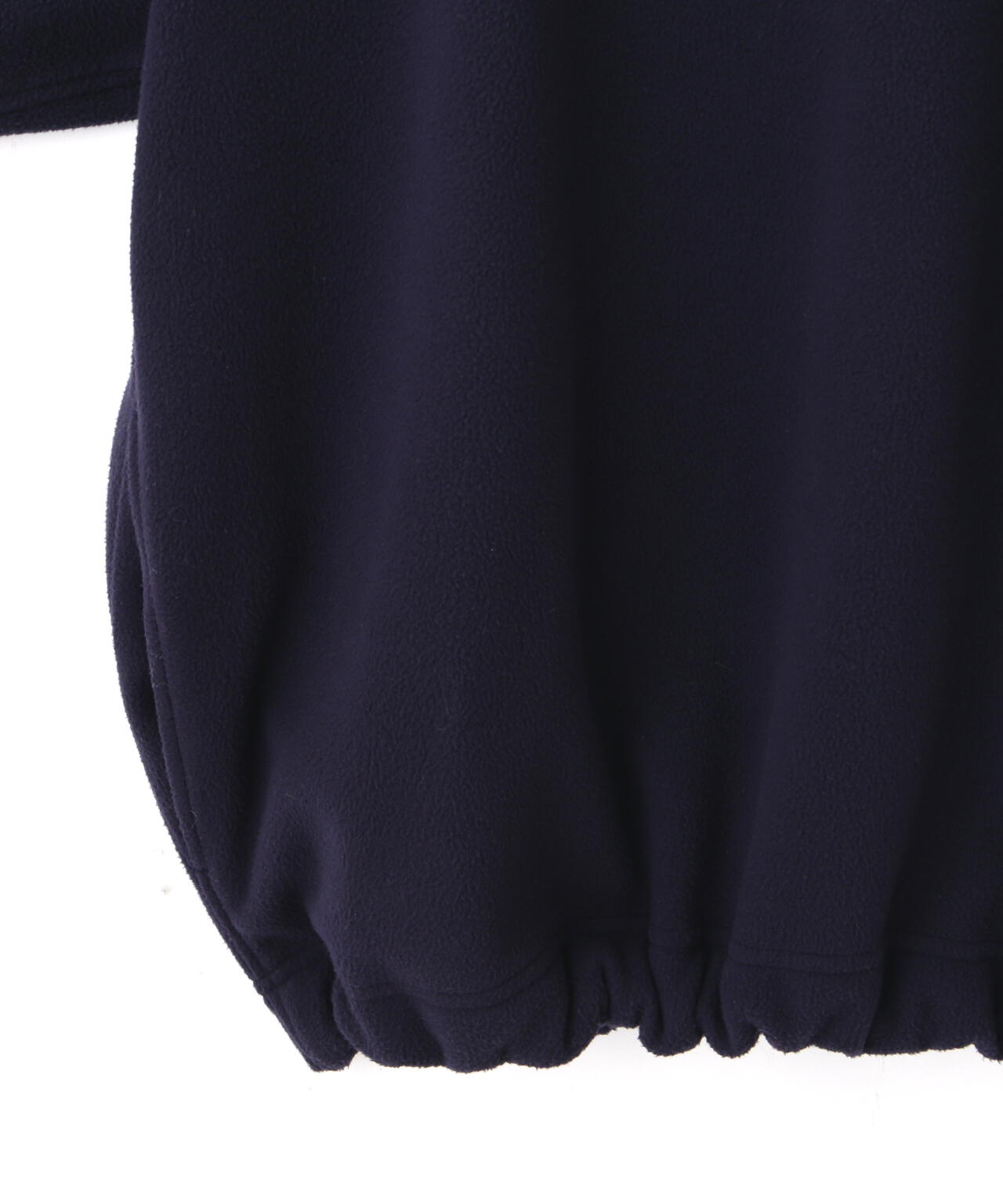 Ｙ / RECYCLE POLYESTER FLEECE HALF ZIP PULL OVER