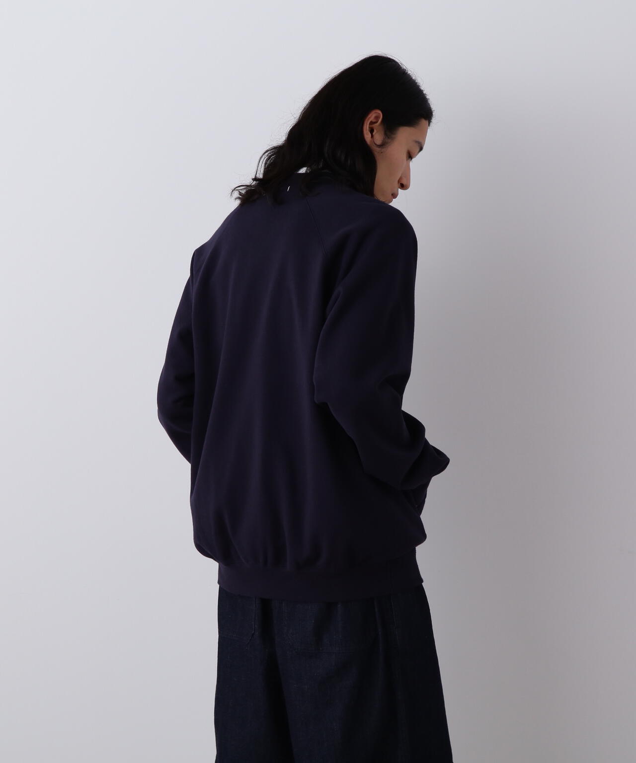 Ｙ / ORGANIC COTTON HEAVY WEIGHT FLEECE ZIP UP BLOUSON