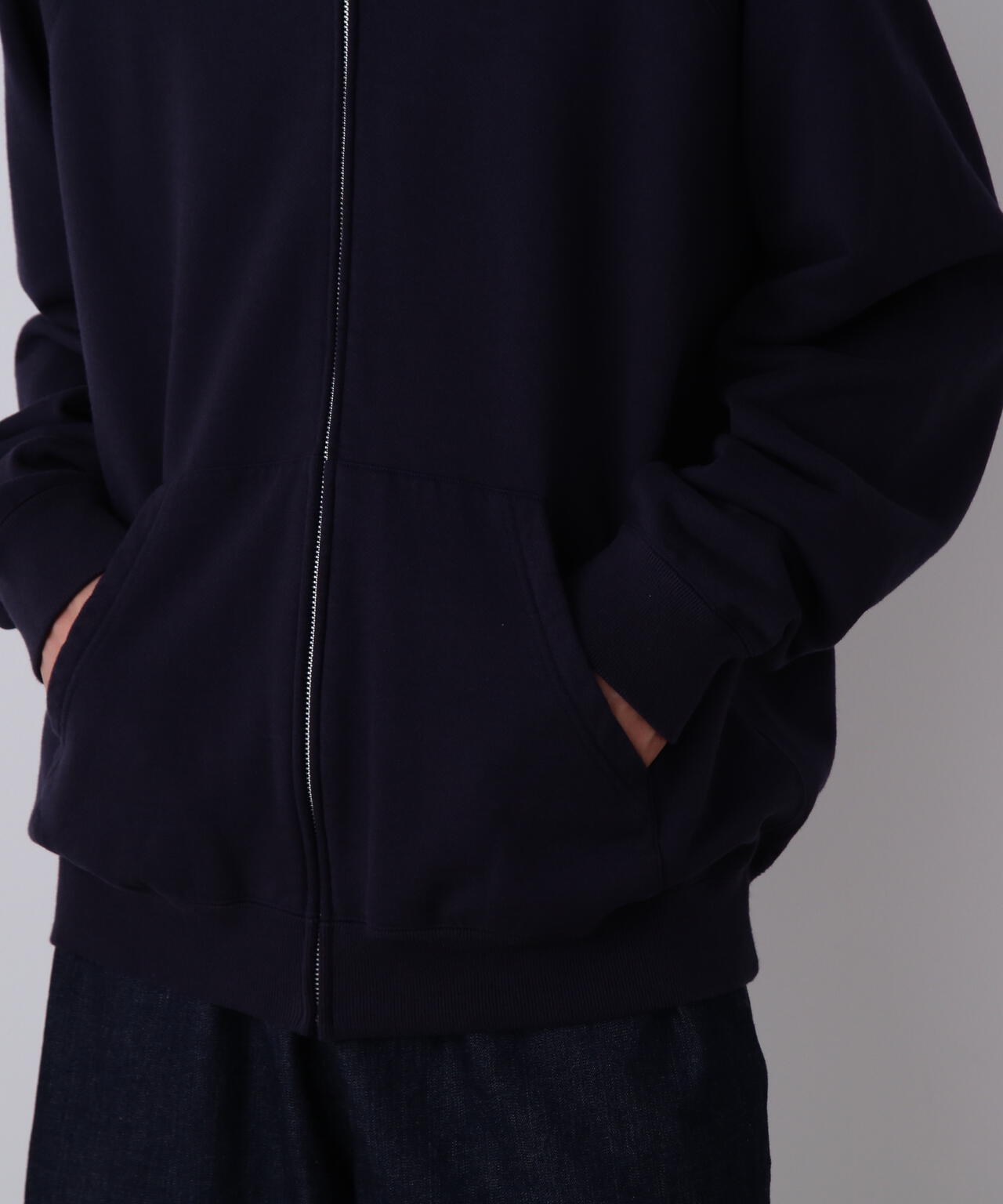Ｙ / ORGANIC COTTON HEAVY WEIGHT FLEECE ZIP UP BLOUSON