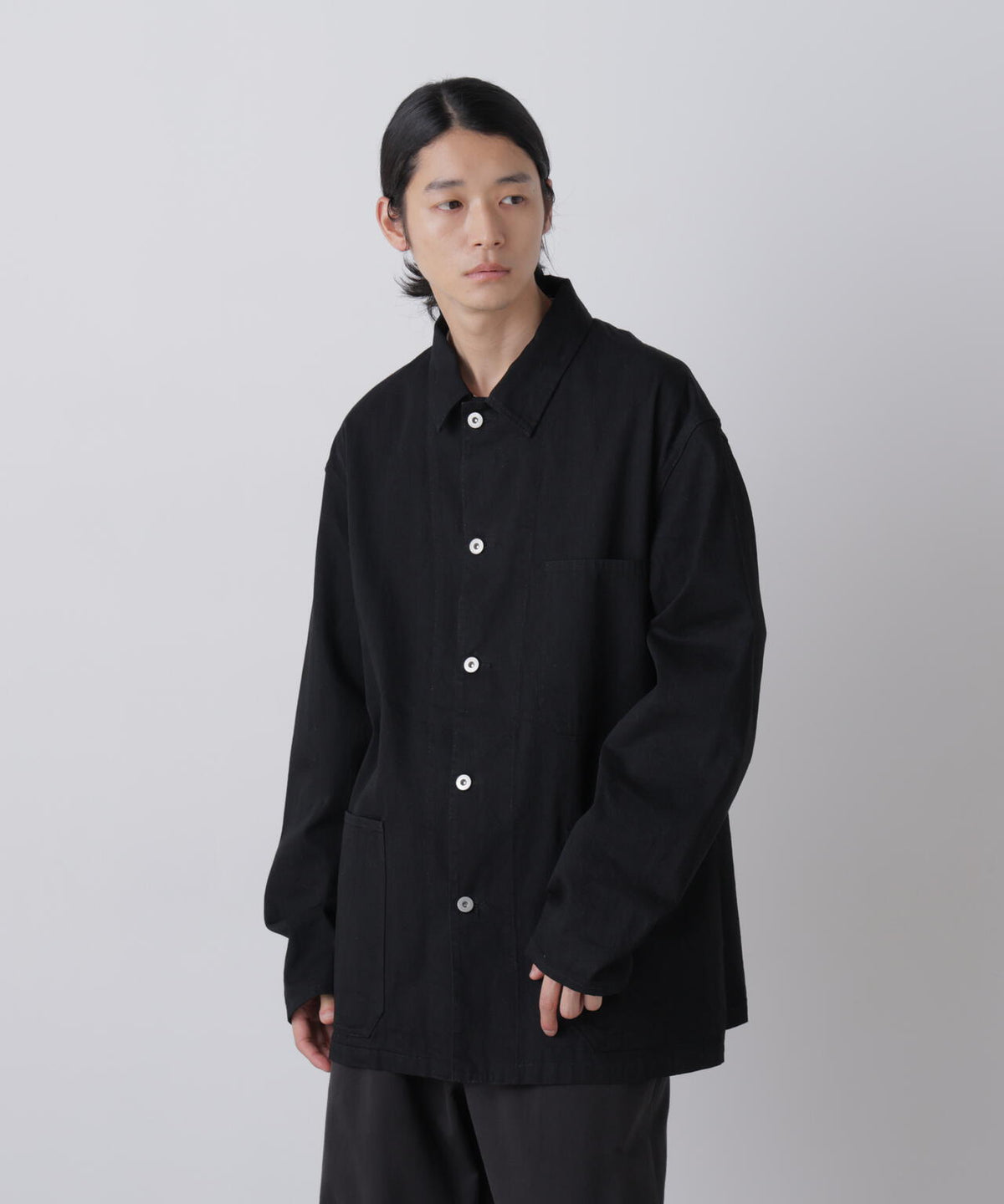 Ｙ /  [UNISEX] ORGANIC COTTON LIGHT DENIM COVERALL JACKET