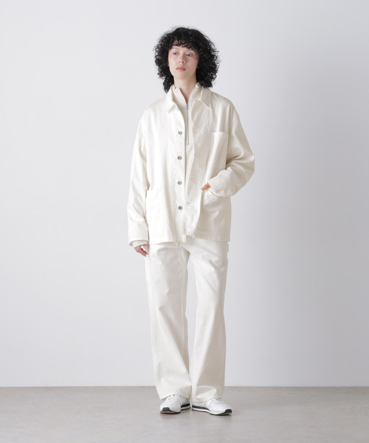 Ｙ /  [UNISEX] ORGANIC COTTON LIGHT DENIM COVERALL JACKET