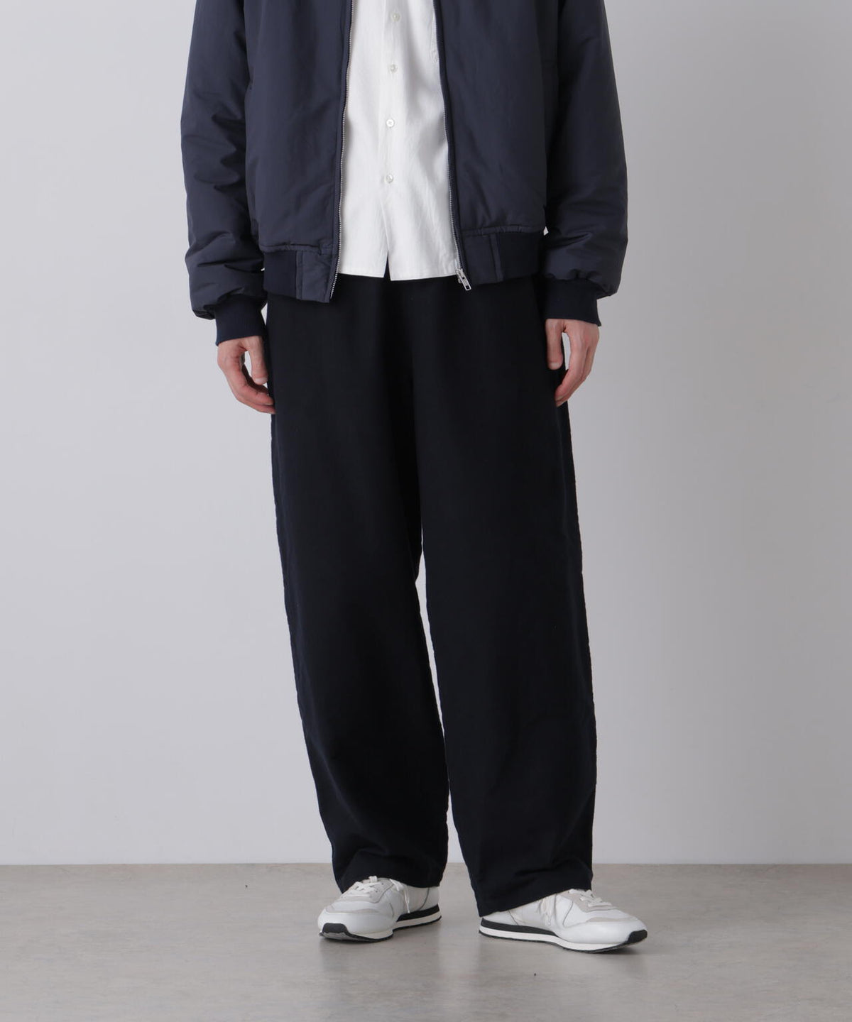 Ｙ /  [UNISEX] ORGANIC COTTON SOFT MOLESKIN TAPERED EASY TROUSERS