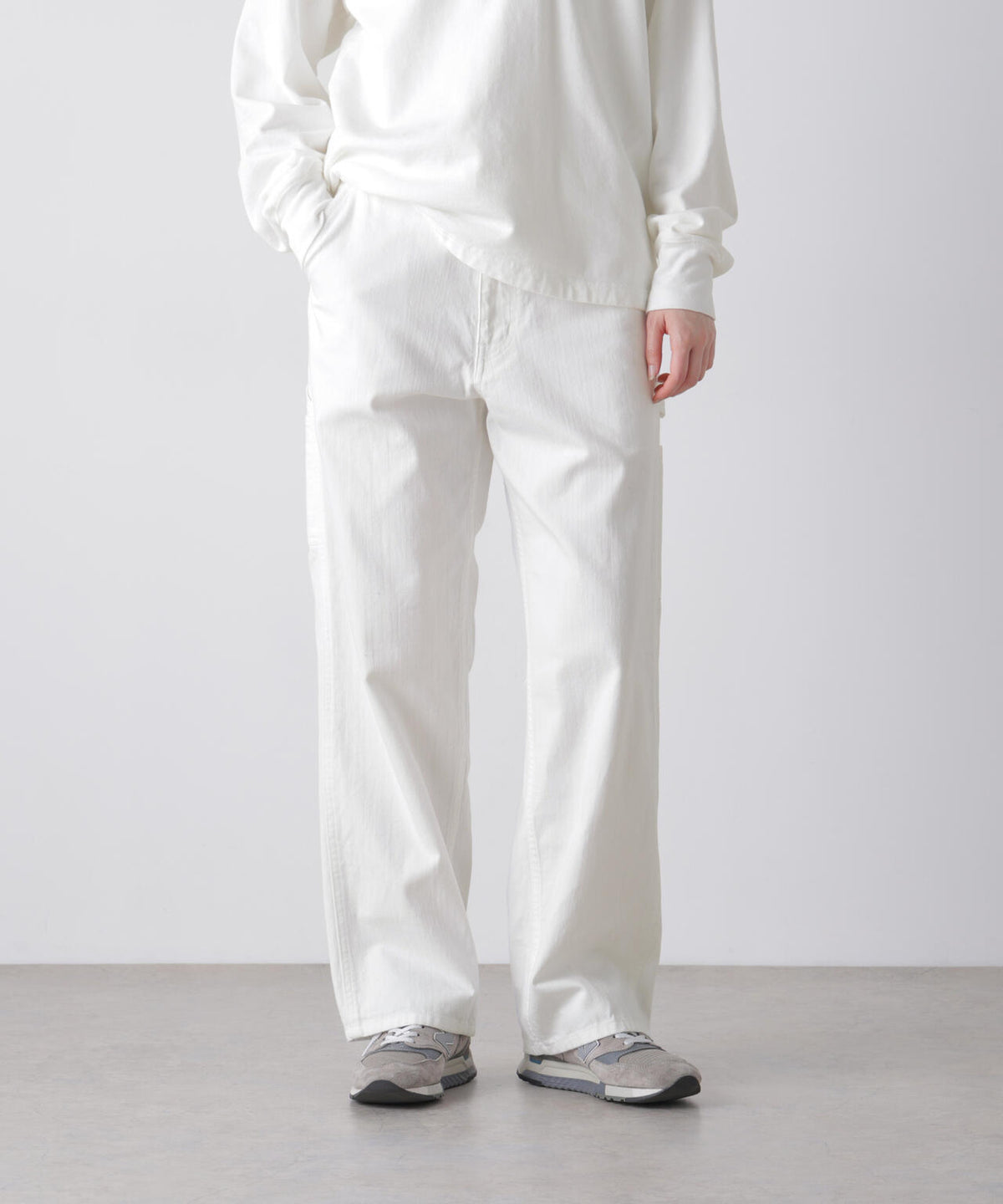 Ｙ /  [UNISEX] ORGANIC COTTON LIGHT DENIM PAINTER PANTS