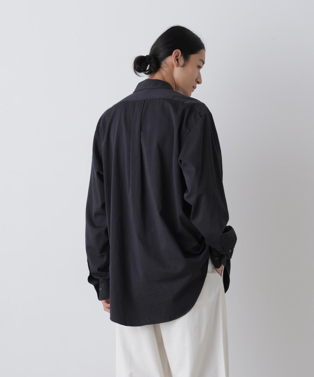 Ｙ /  [UNISEX] ORGANIC COTTON WASHER SATIN BD SHIRT