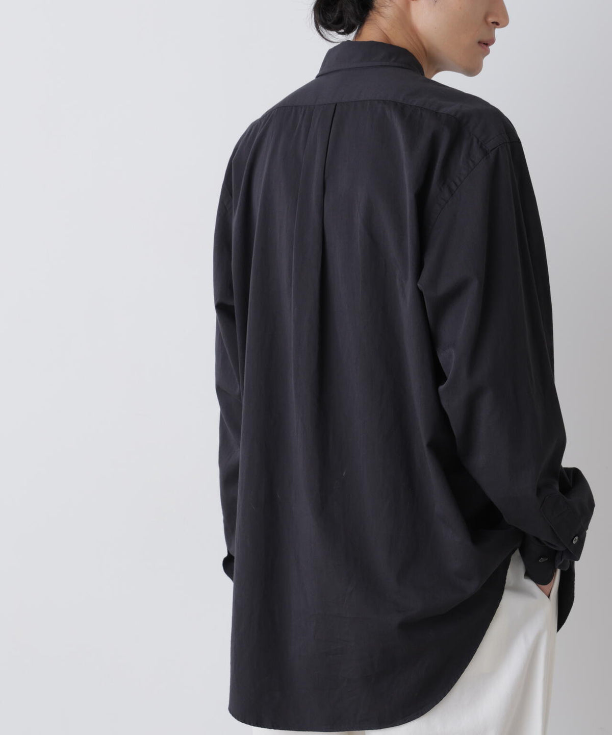Ｙ /  [UNISEX] ORGANIC COTTON WASHER SATIN BD SHIRT
