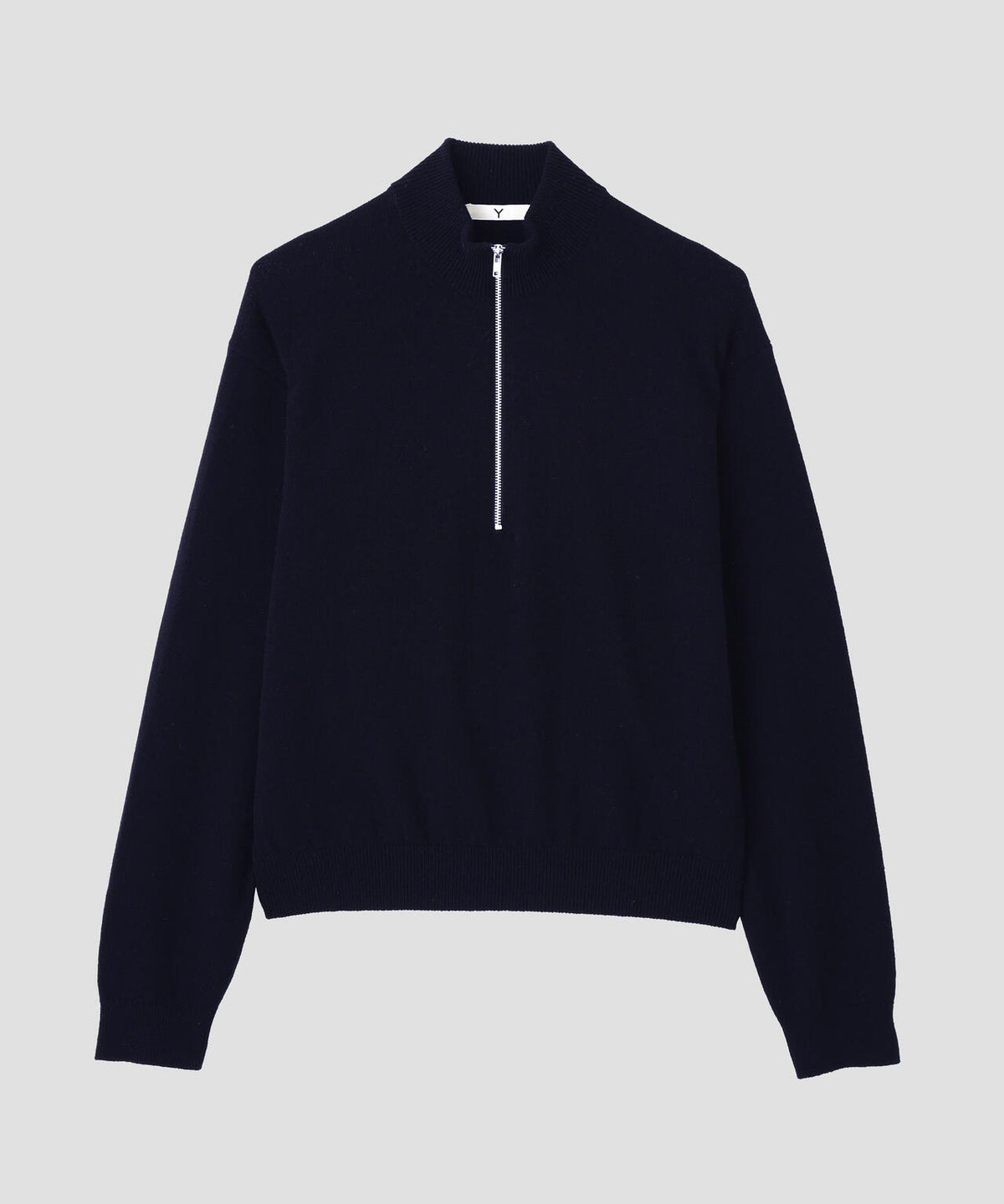 Ｙ /  [UNISEX] NONMULESING WOOL HALF ZIP KNIT PULLOVER