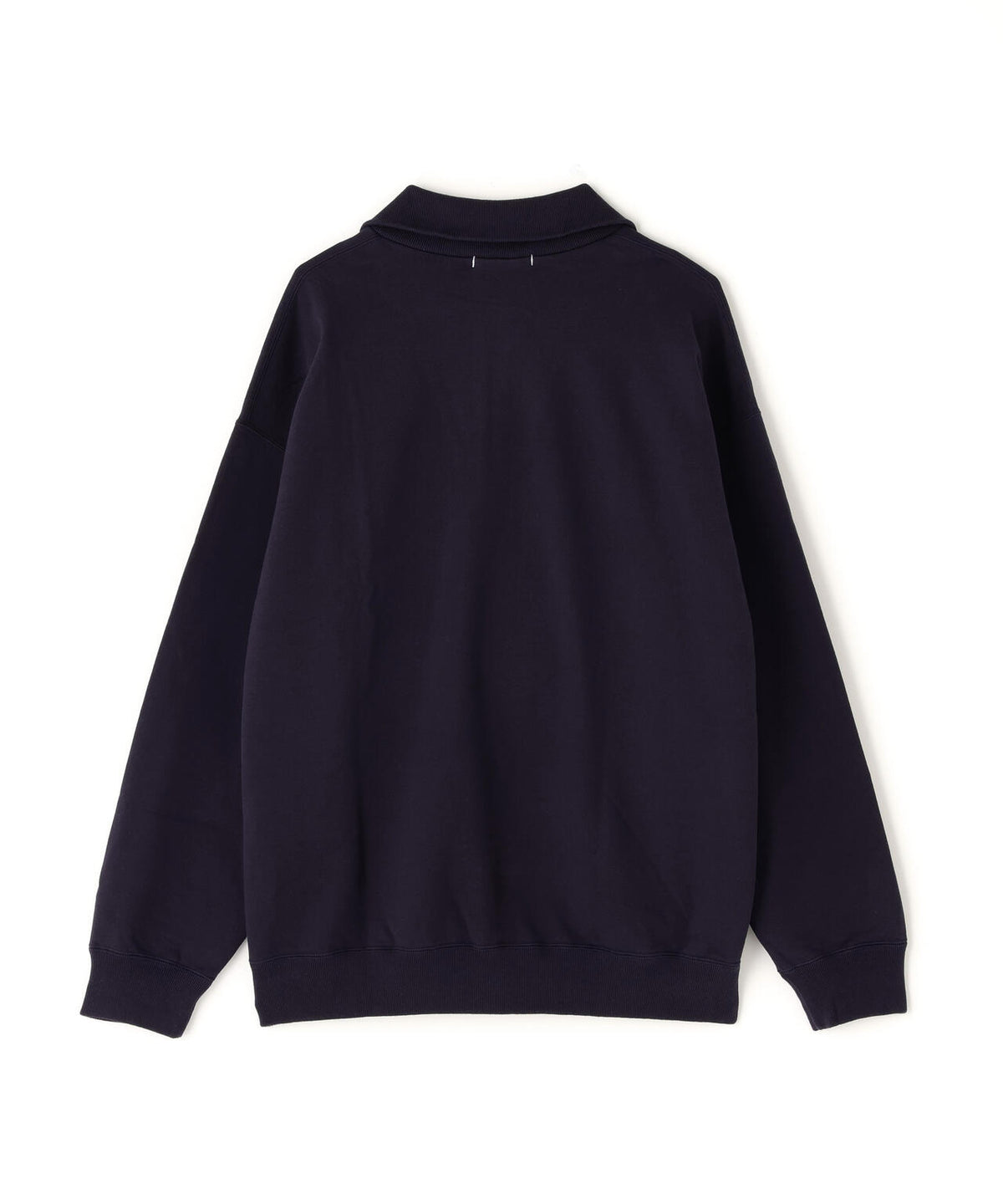 Ｙ /  [UNISEX] ORGANIC COTTON BLEND HEAVY WEIGHT FLEECE HALF ZIP