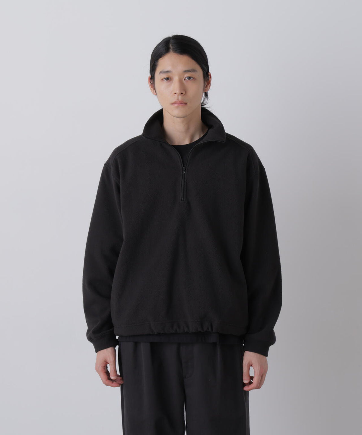 Ｙ / [UNISEX] RECYCLE POLYESTER FLEECE HALF ZIP PULLOVER