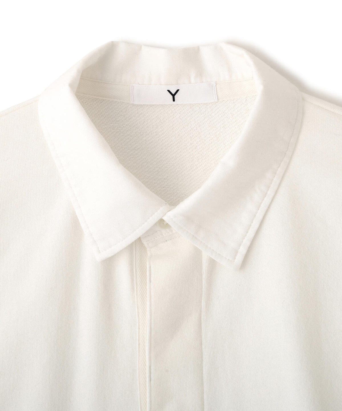 Ｙ /  [UNISEX] ORGANIC COTTON BLEND LIGHT WEIGHT FLEECE RUGBY SHIRT