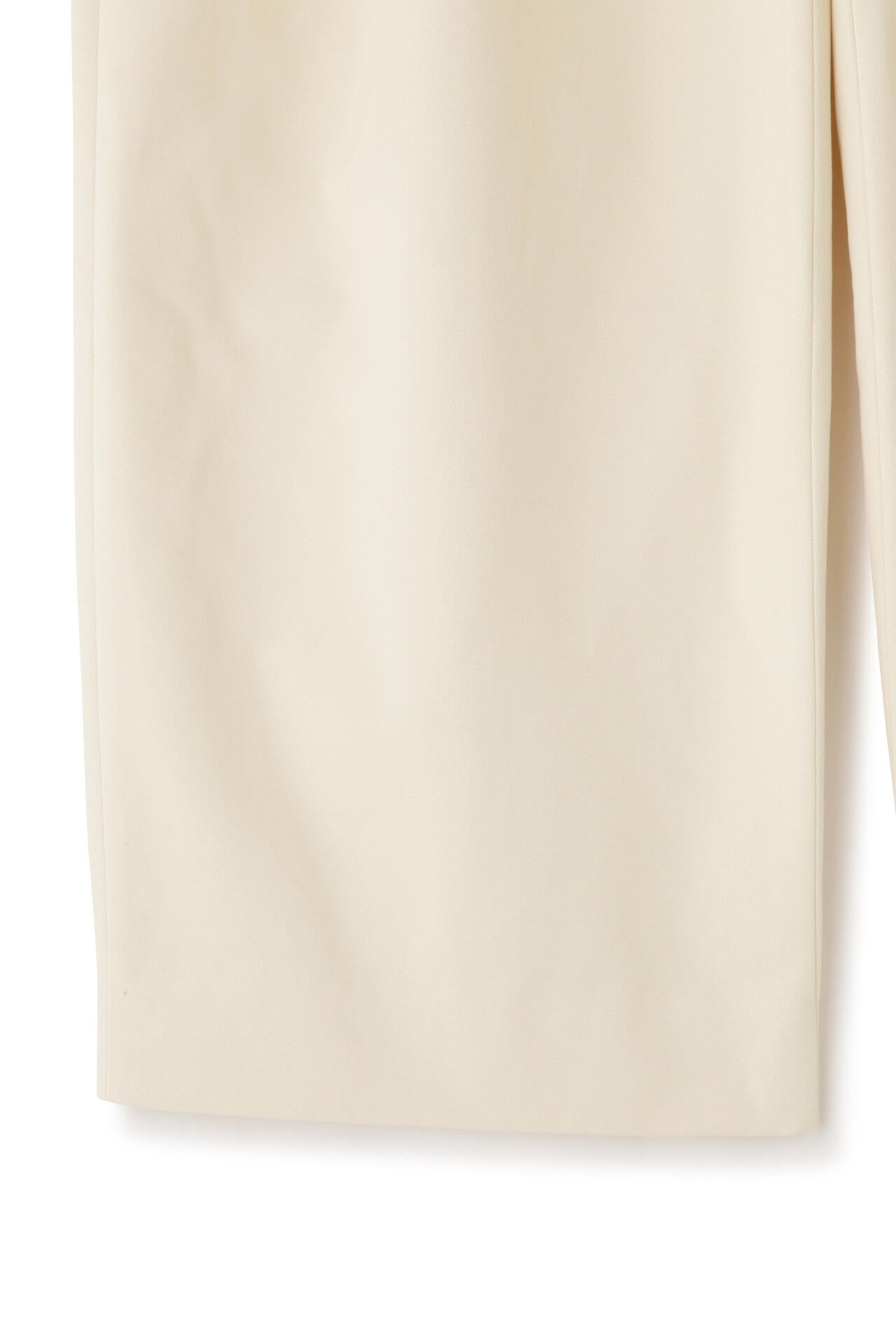 STUDIO NICHOLSON / PEACHED COTTON TWILL DEEP PLEAT VOLUME ANKLE CROP