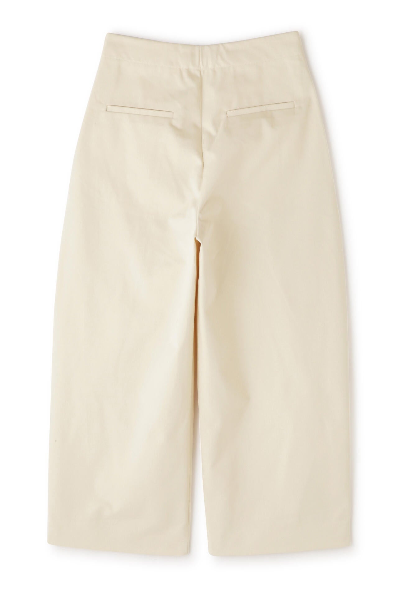 STUDIO NICHOLSON / PEACHED COTTON TWILL DEEP PLEAT VOLUME ANKLE CROP