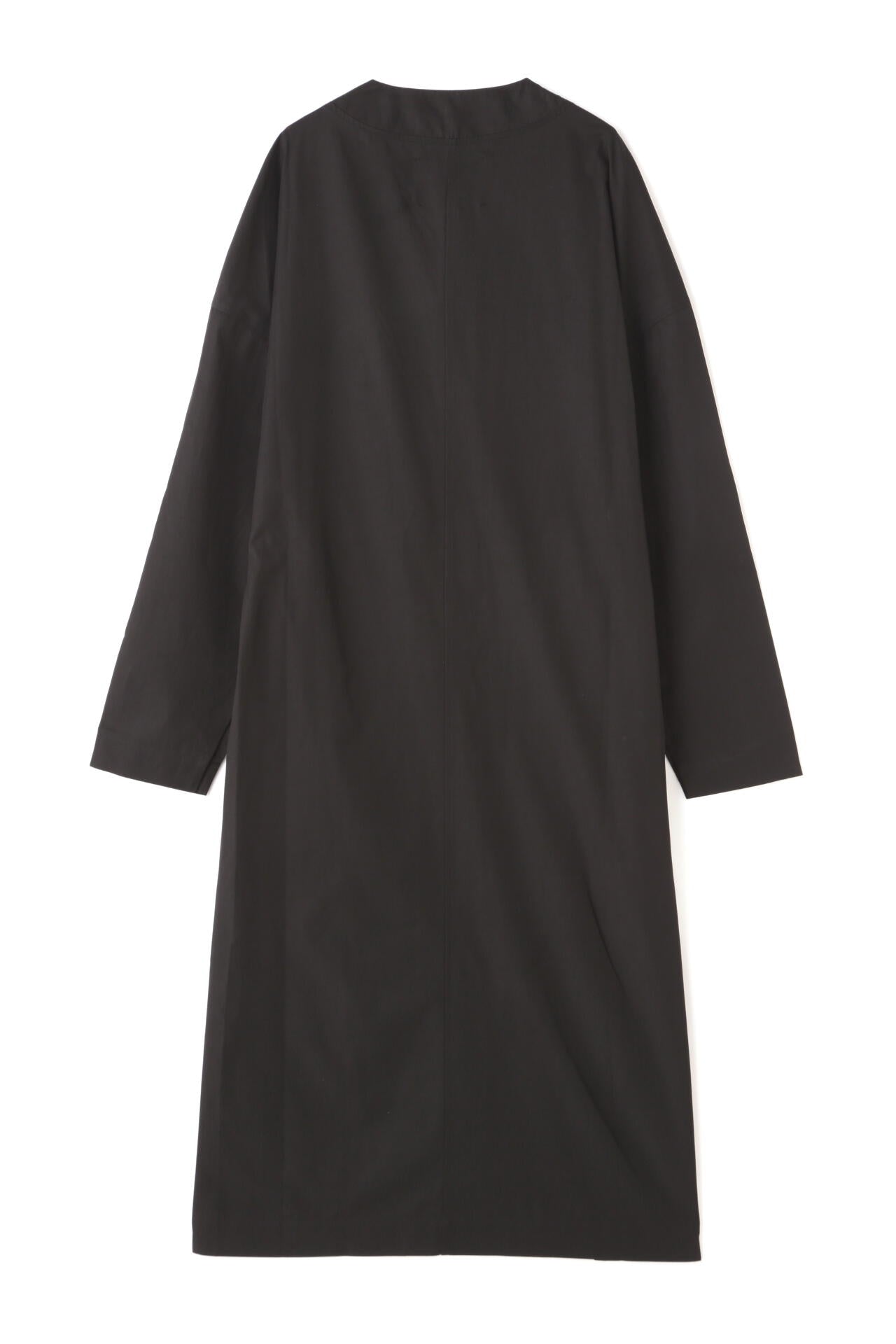 STUDIO NICHOLSON / ORG COTTON VISCOSE DROPPED SHOULDER DRESS
