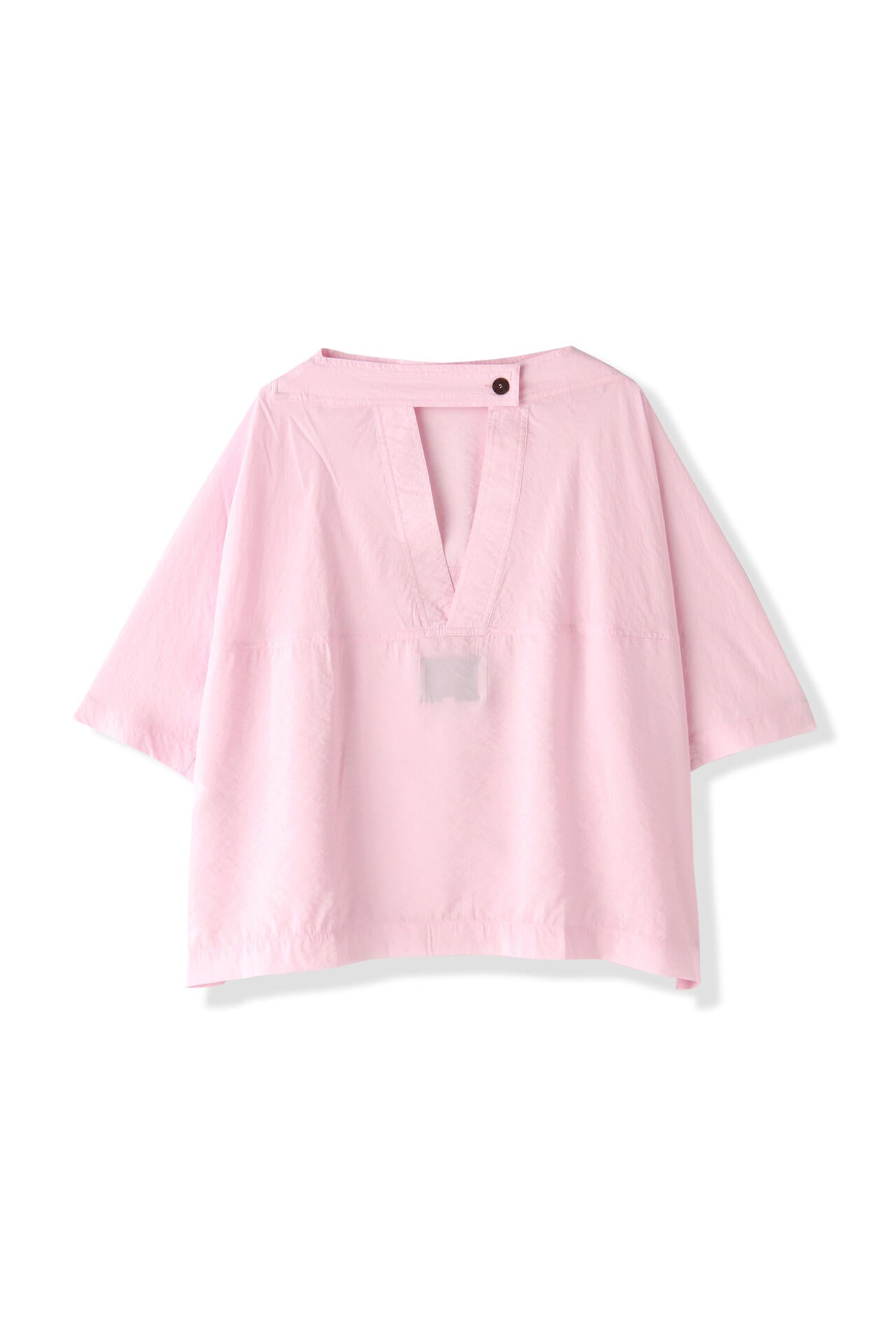 STUDIO NICHOLSON / TEXTURED VISCOSE SHORT SLEEVE TOP