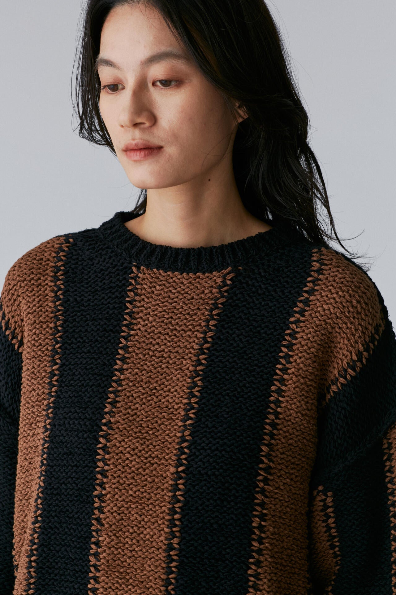 Cristaseya / FETTUCCIA STRIPED SWEATER