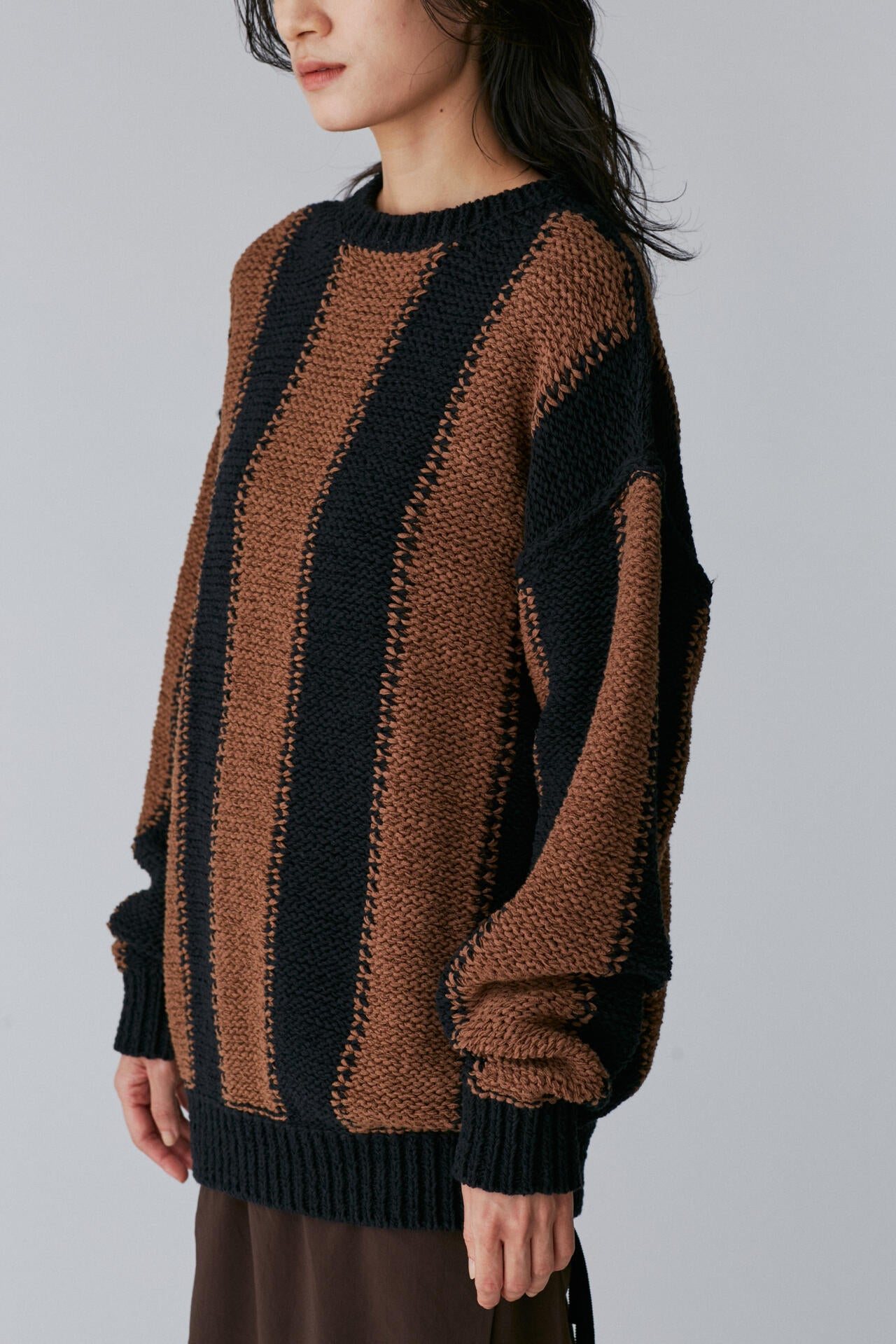 Cristaseya / FETTUCCIA STRIPED SWEATER