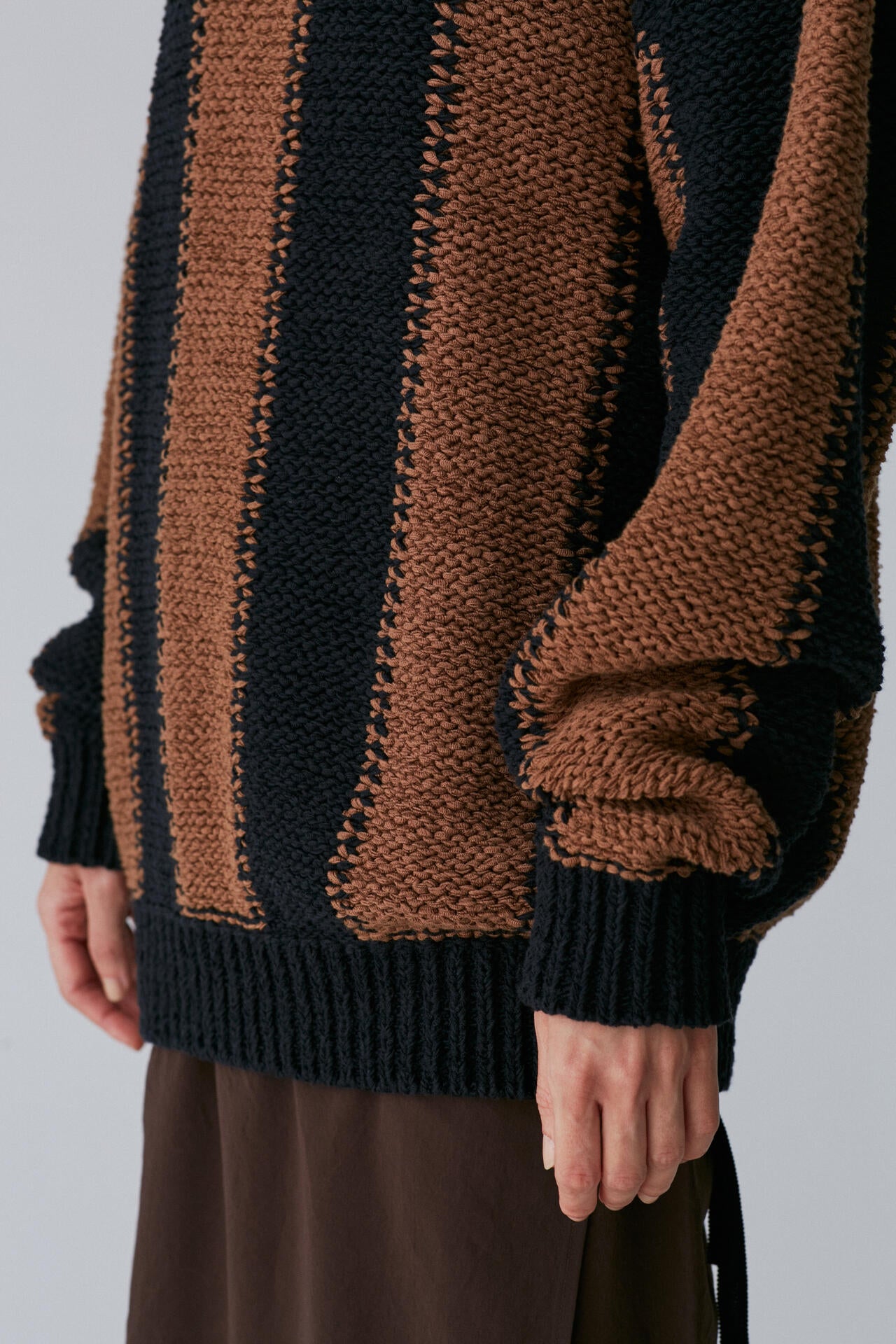 Cristaseya / FETTUCCIA STRIPED SWEATER