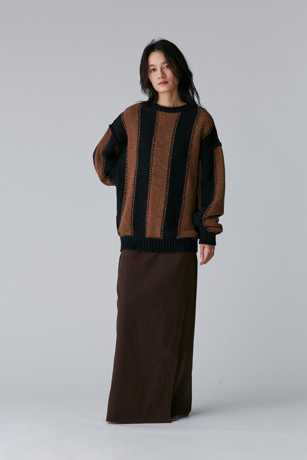 Cristaseya / FETTUCCIA STRIPED SWEATER