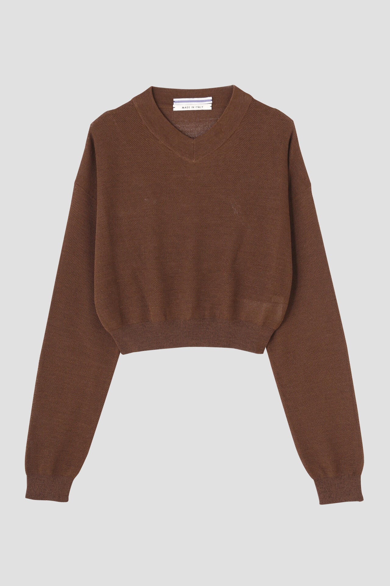 Cristaseya / SILK V NECK SWEATER