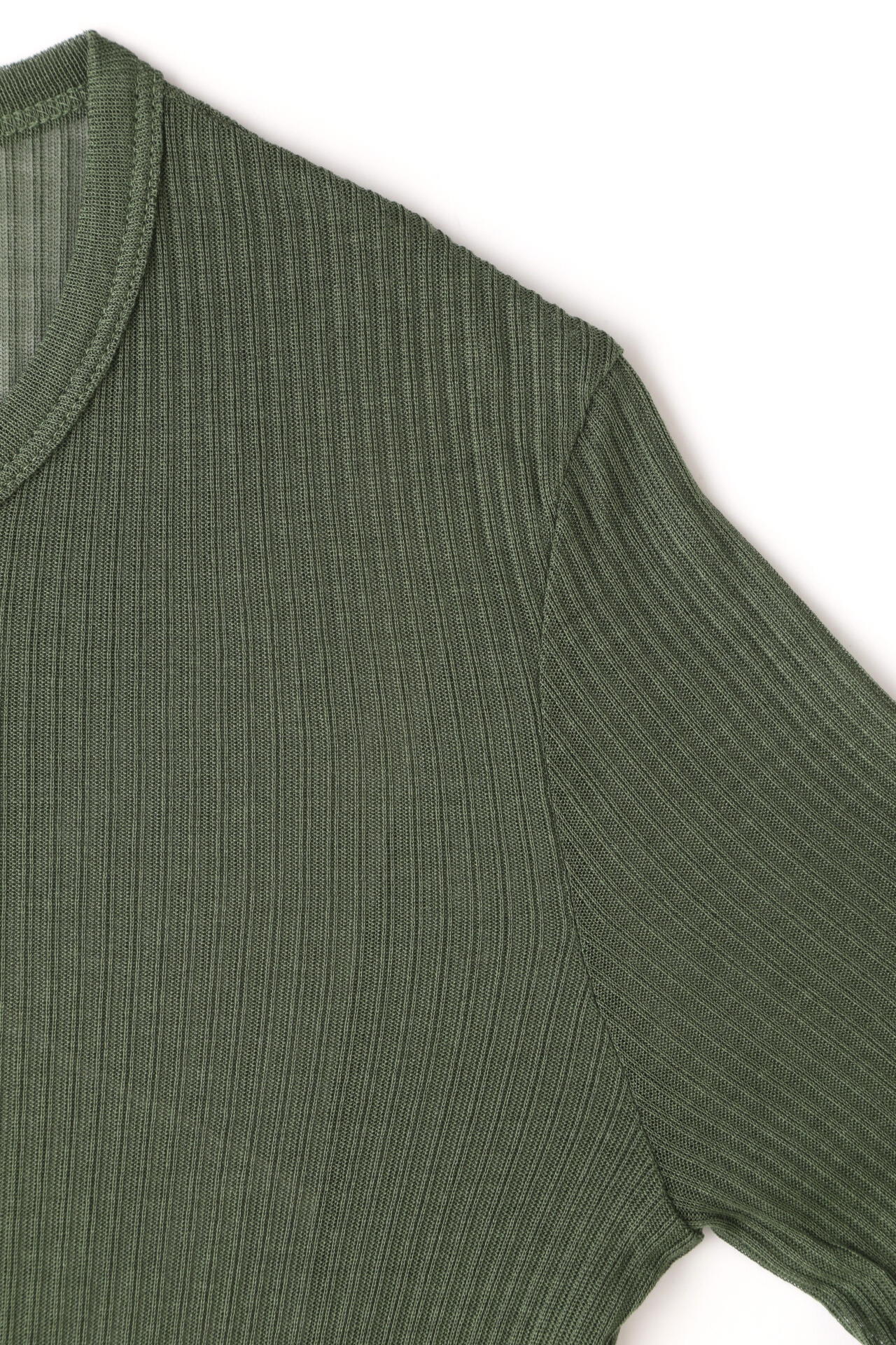 LEMAIRE / SEAMLESS RIB TOP WITH BUTTONS