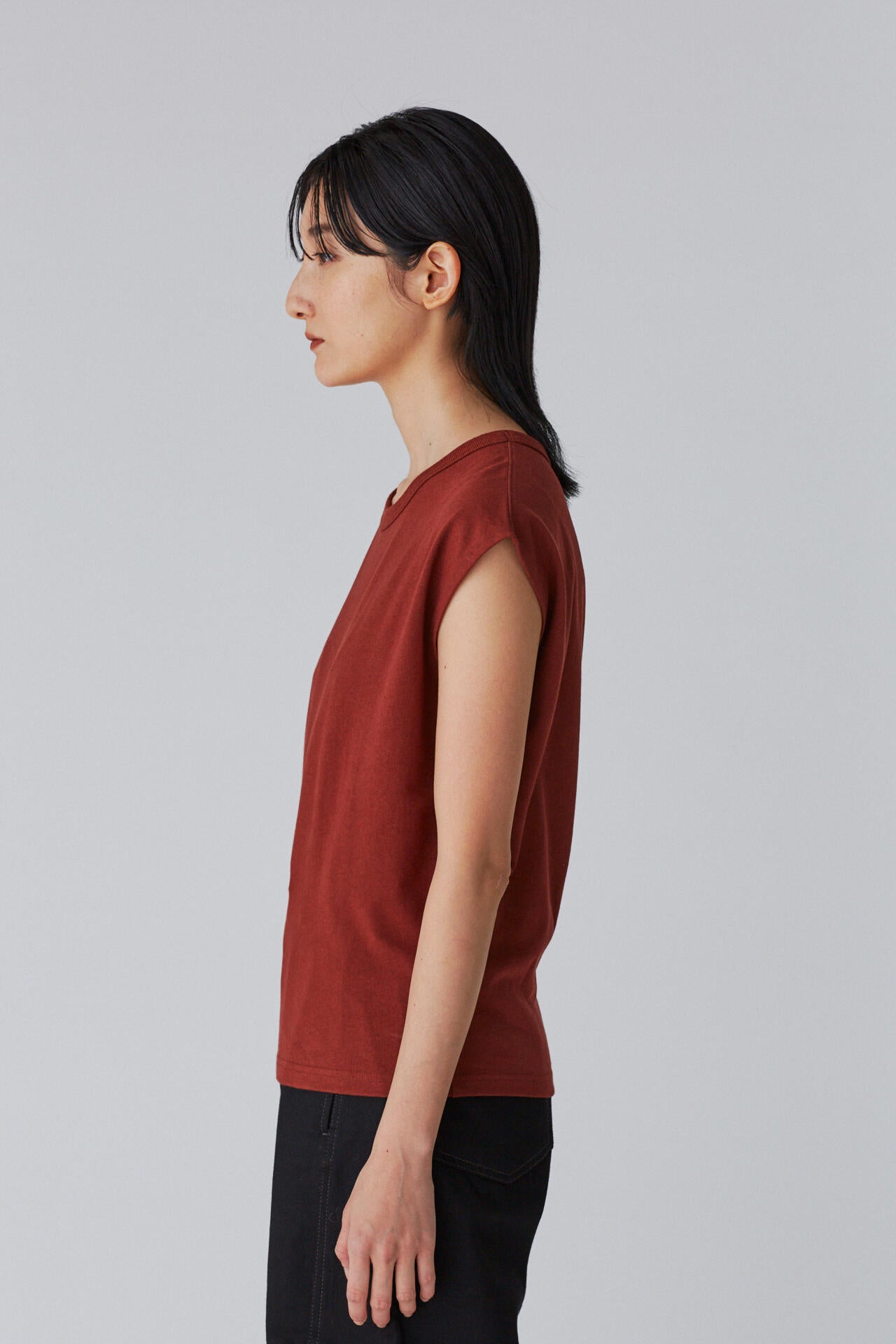 LEMAIRE / CAP SLEEVE T-SHIRT