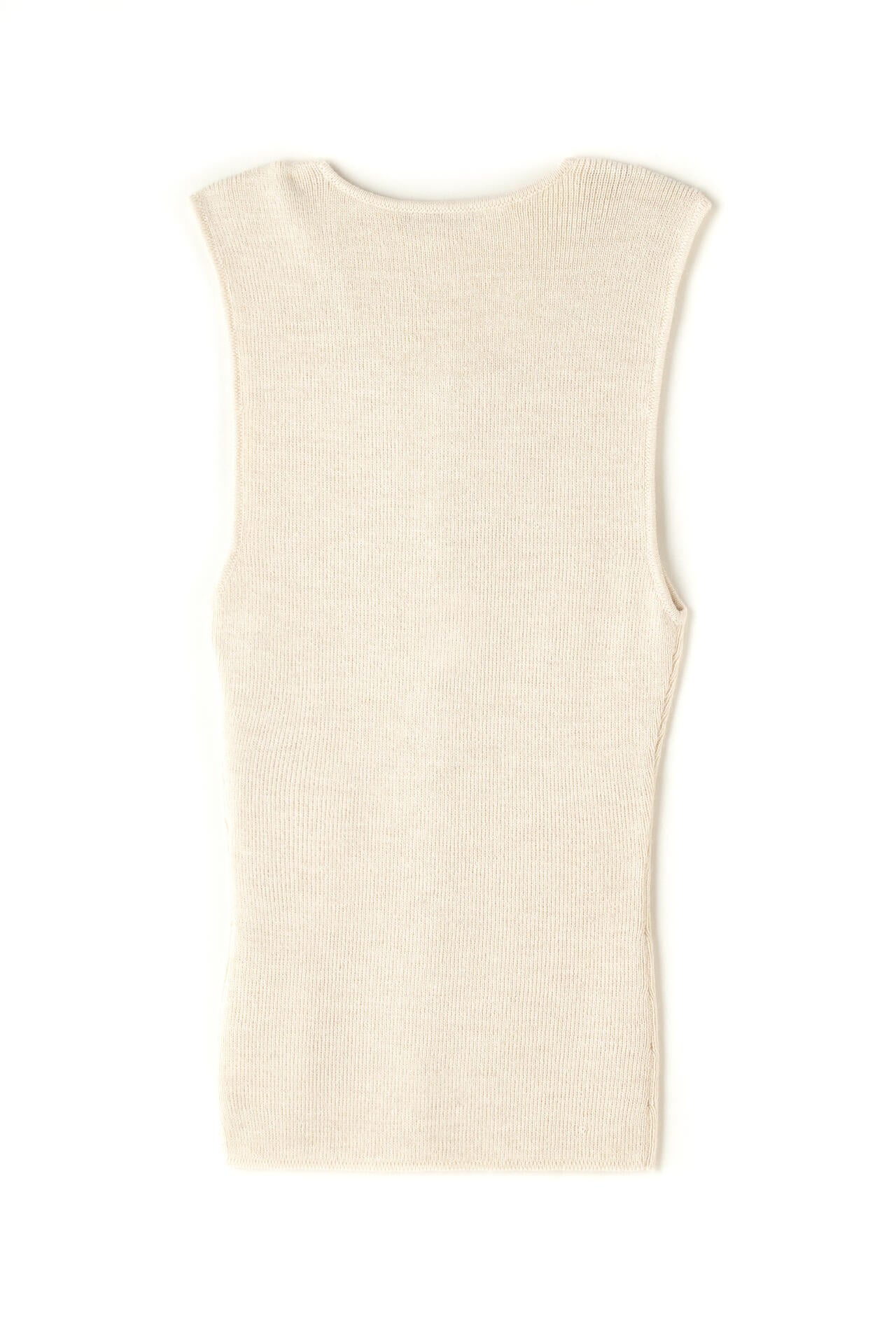 LEMAIRE / SLEEVELESS FITTED CARDIGAN