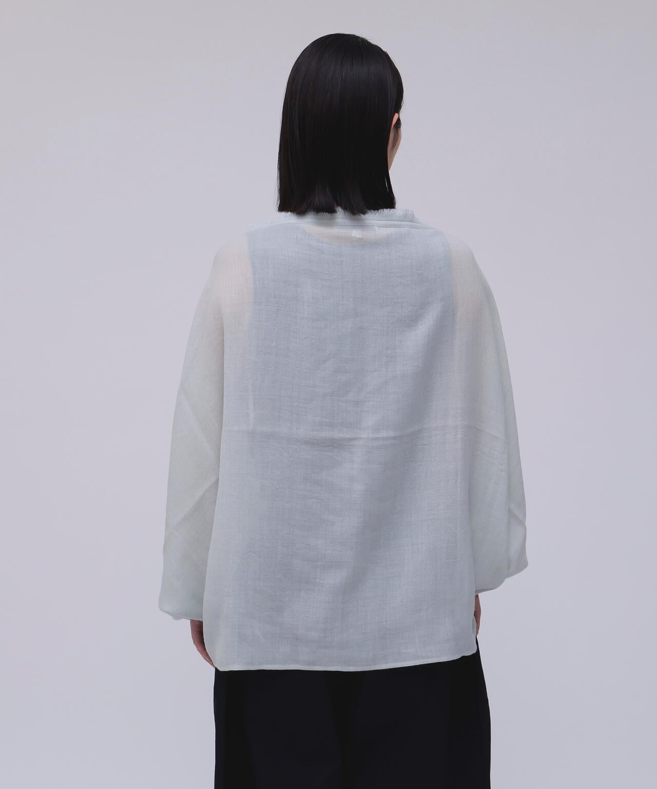 IKORRE / SMALL PONCHO SUMMER WOOL