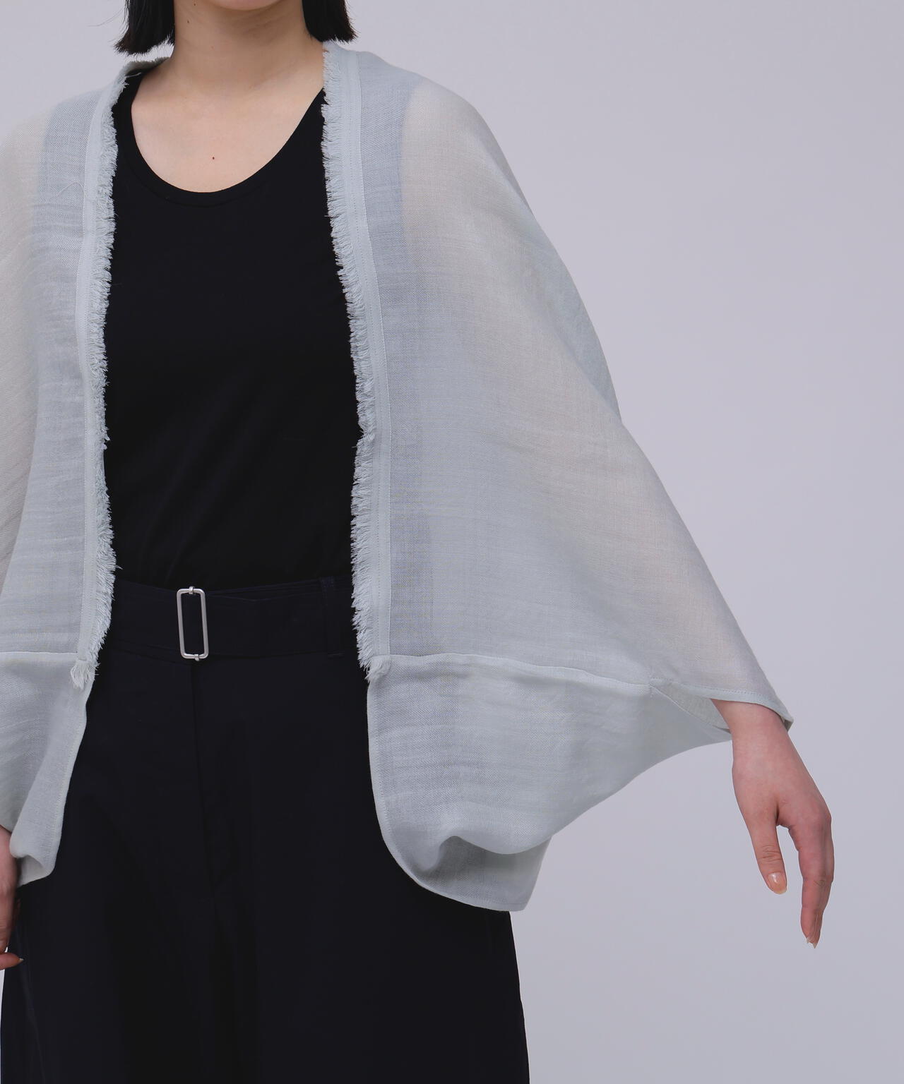 IKORRE / SMALL PONCHO SUMMER WOOL