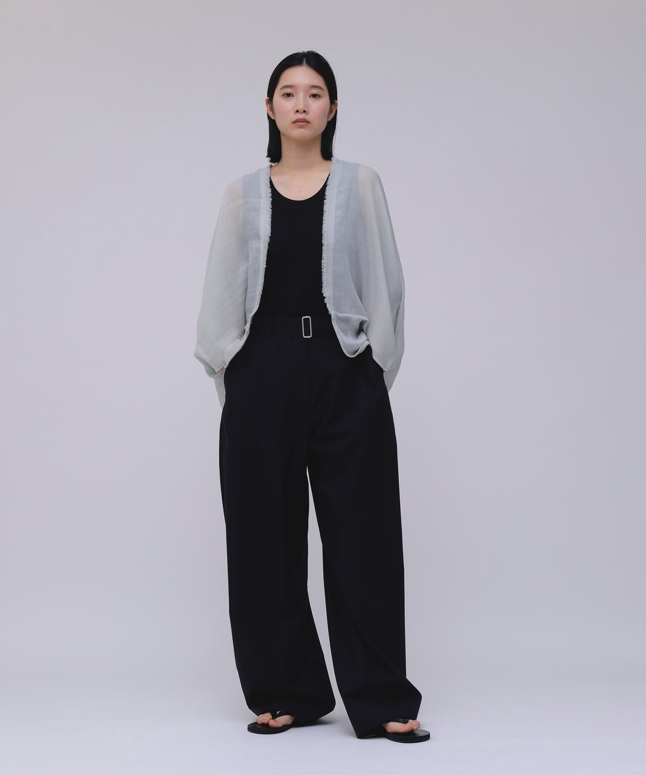 IKORRE / SMALL PONCHO SUMMER WOOL
