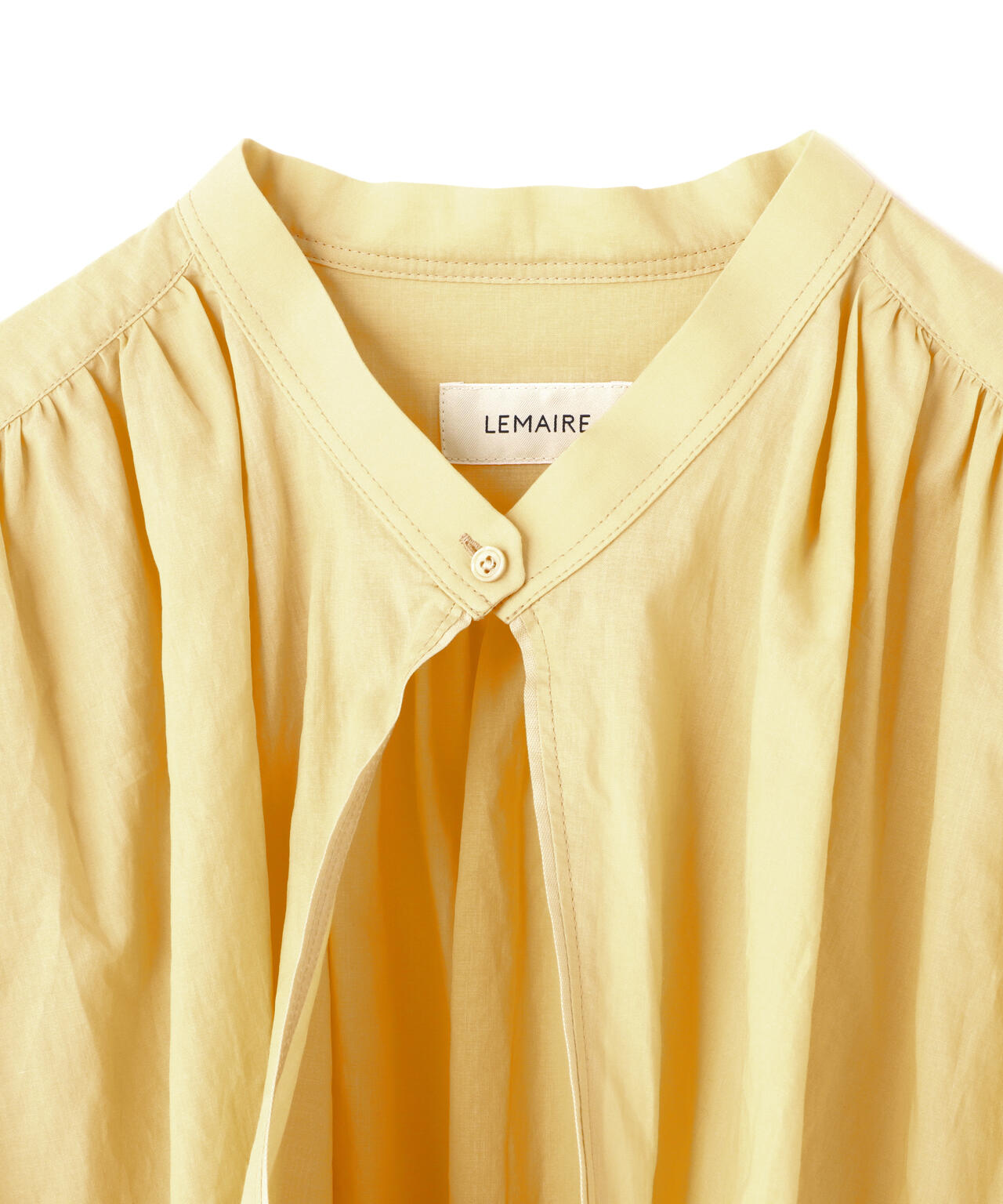 LEMAIRE / ICE APRICOT WRAP BLOUSE