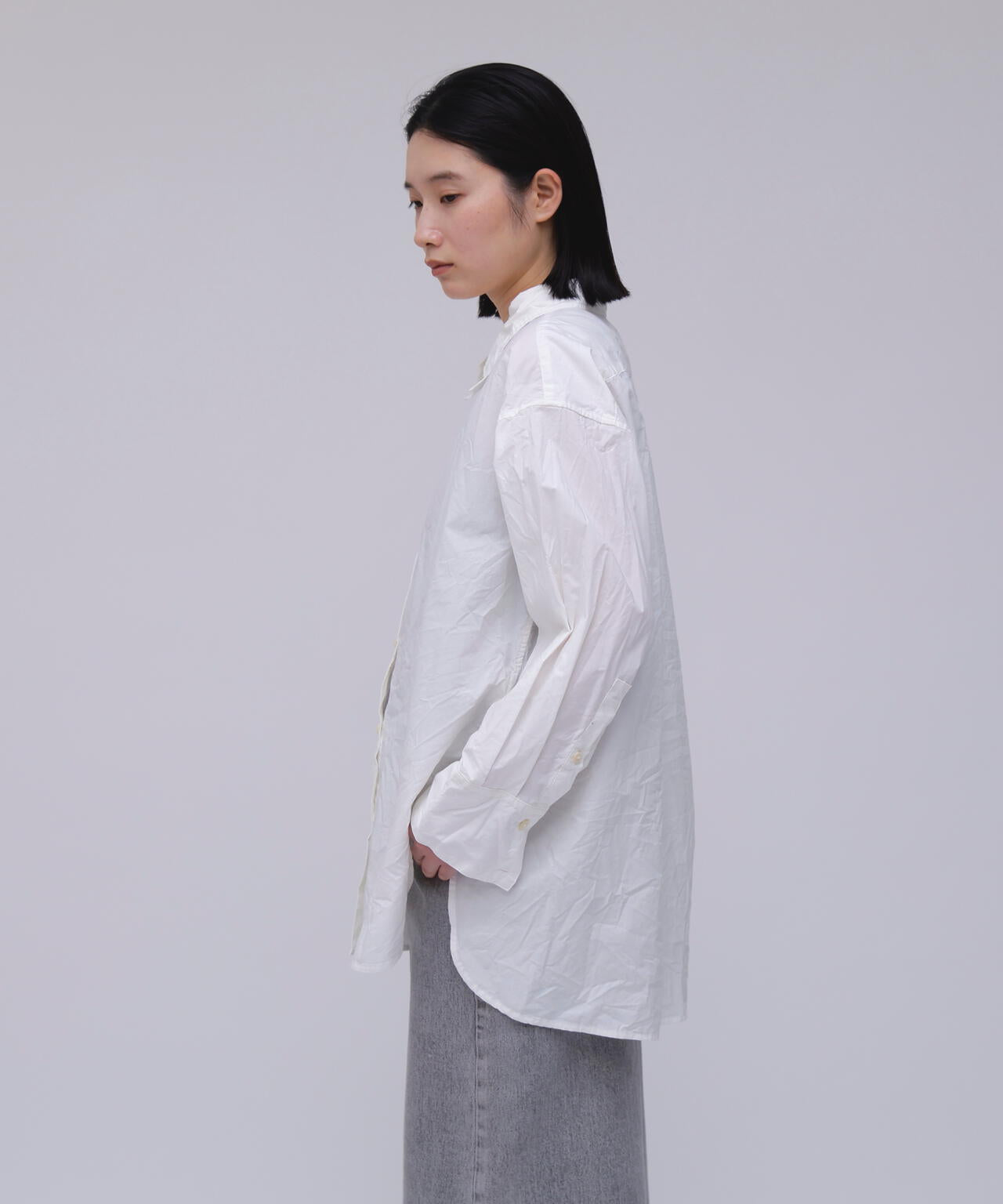 SAYAKA DAVIS / CRINKLED OVERSIZED SHIRT