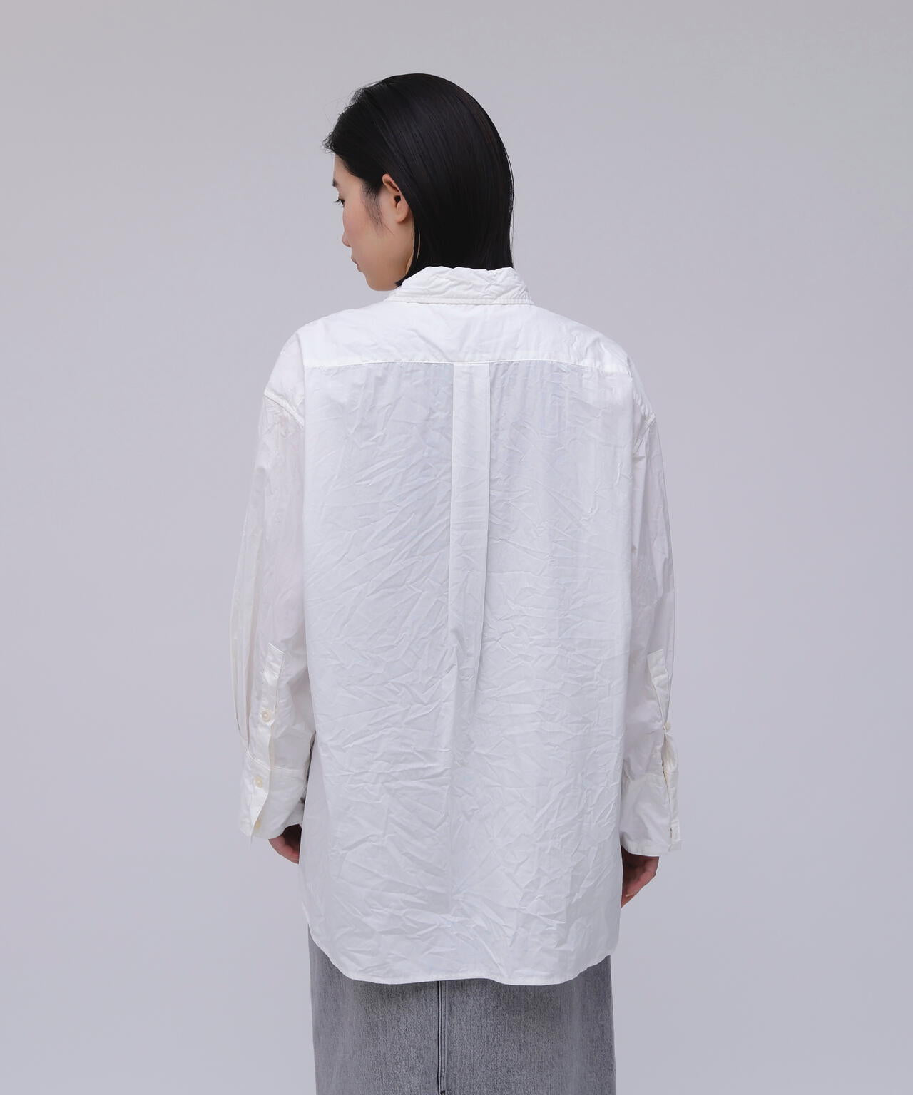 SAYAKA DAVIS / CRINKLED OVERSIZED SHIRT