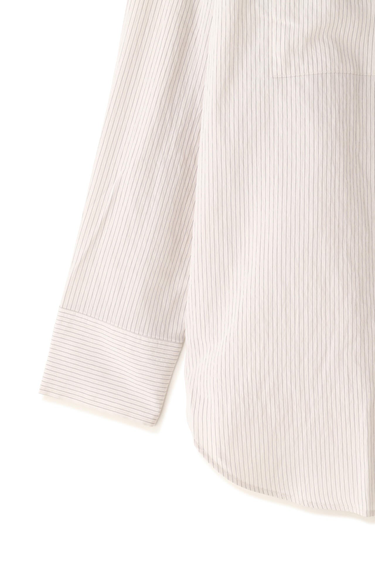 STUDIO NICHOLSON / CRINKLE FINE STRIPE OVERSIZED CLASSIC SHIRT