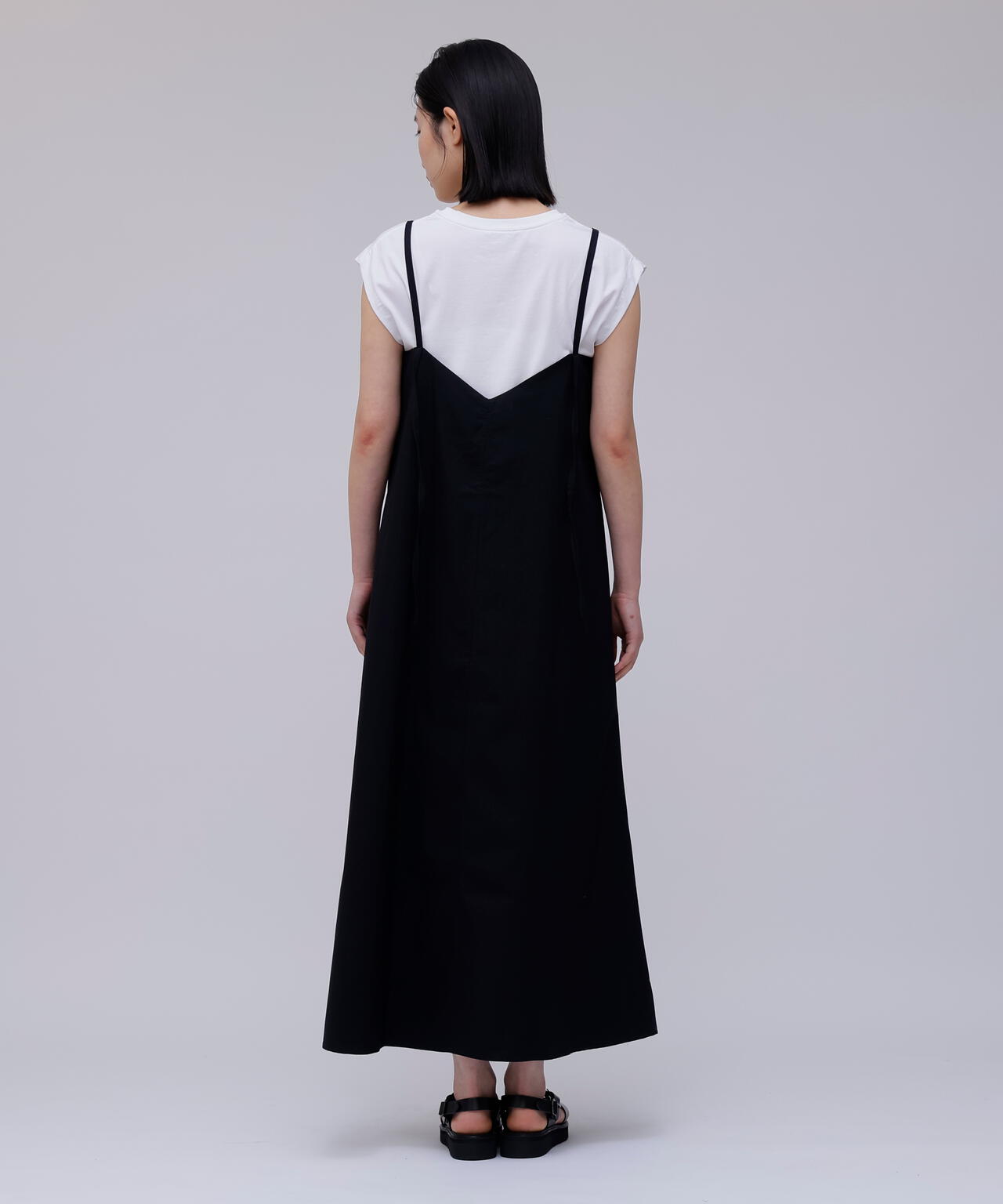 STUDIO NICHOLSON / LW NOISY COTTON SLIP DRESS