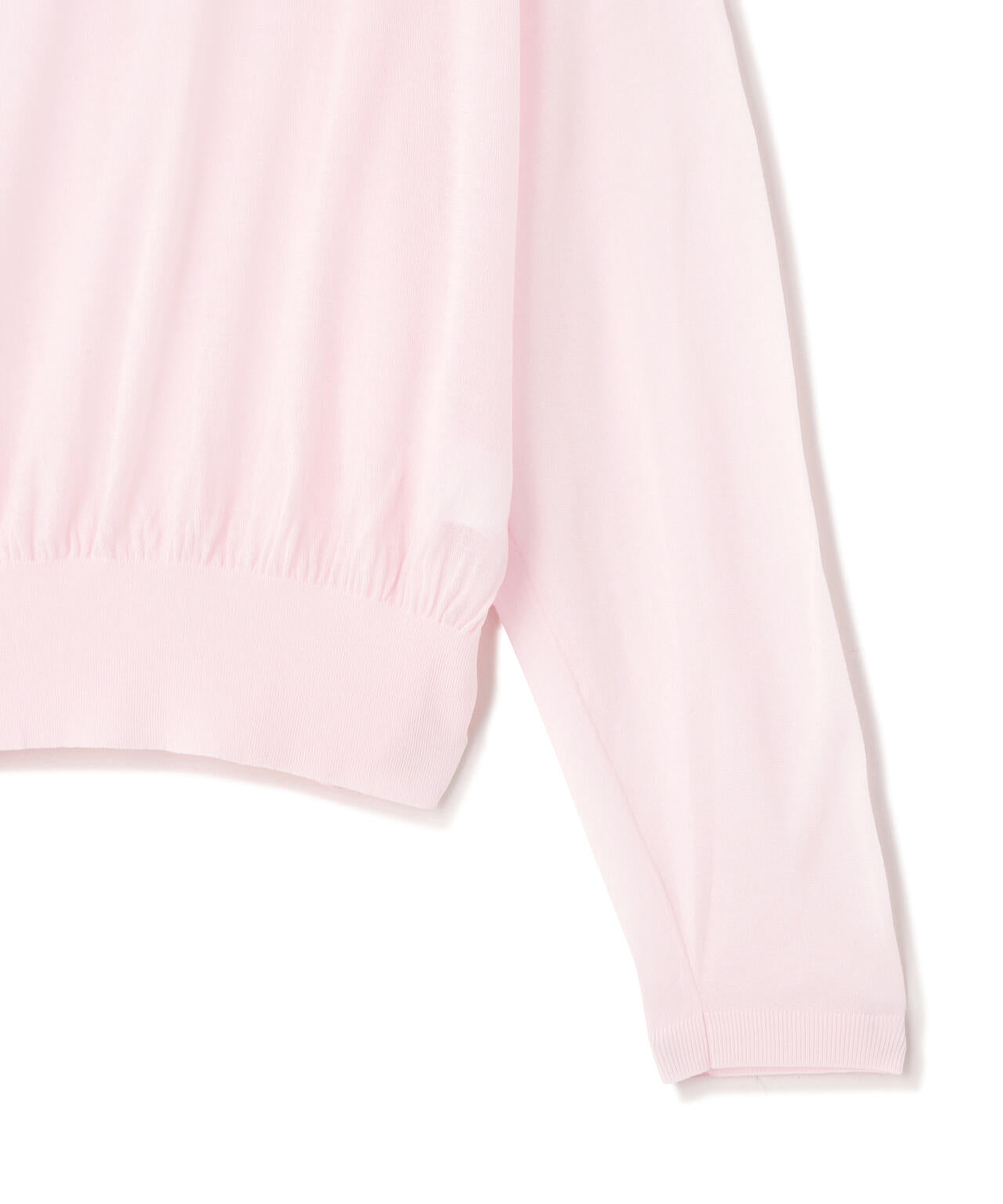 ATON / COMPACT COTTON CREWNECK SWEATER