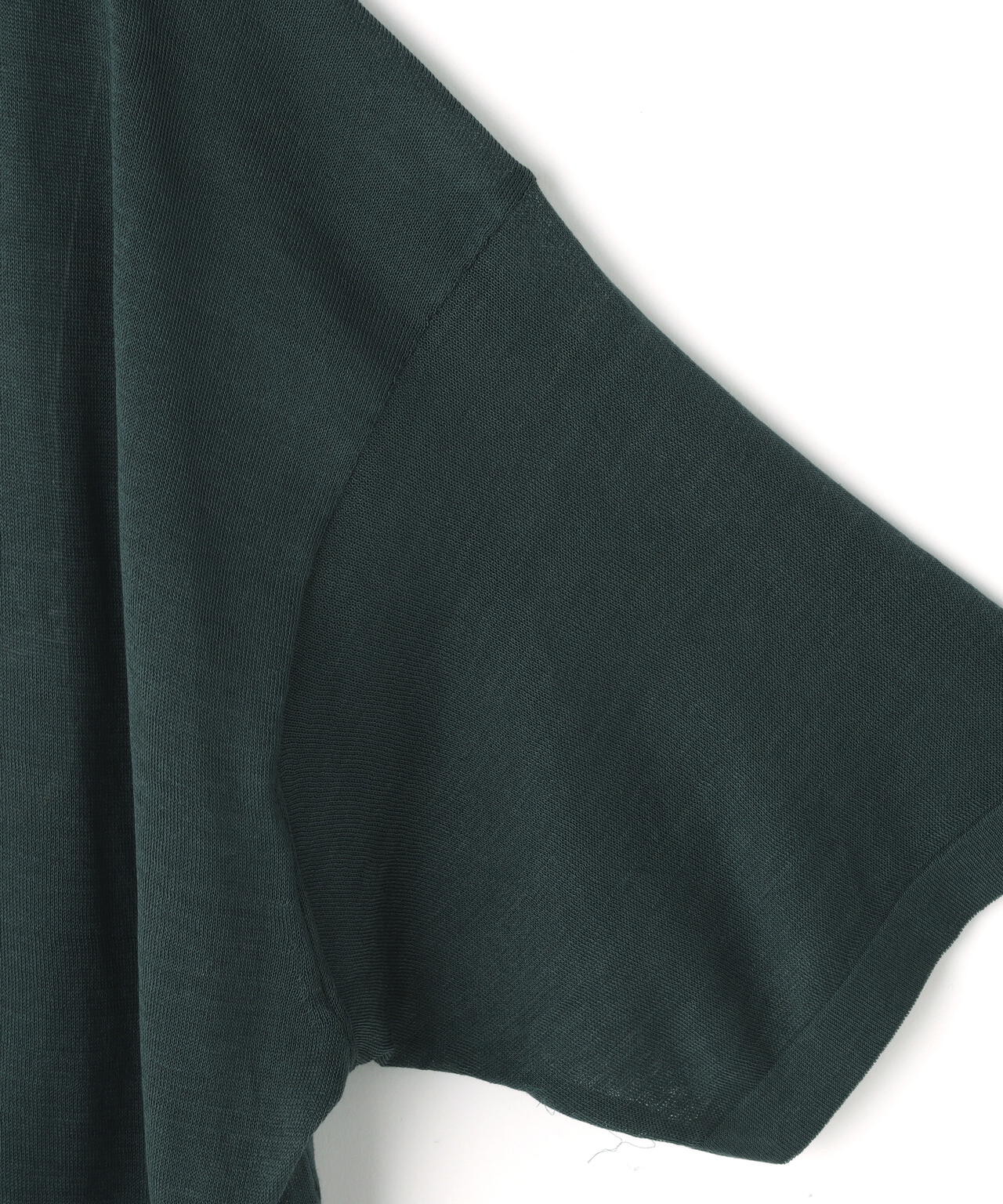 ATON / COMPACT COTTON SKIPPER POLO SWEATER